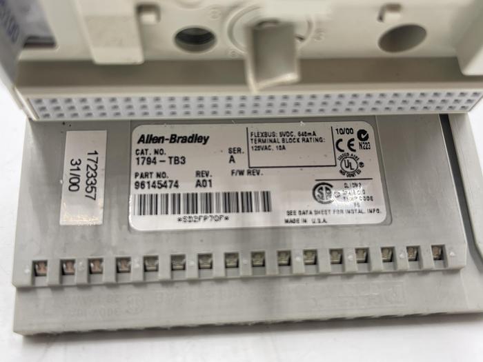 Used Allen-Bradley 1794-TB3 Ser A 
