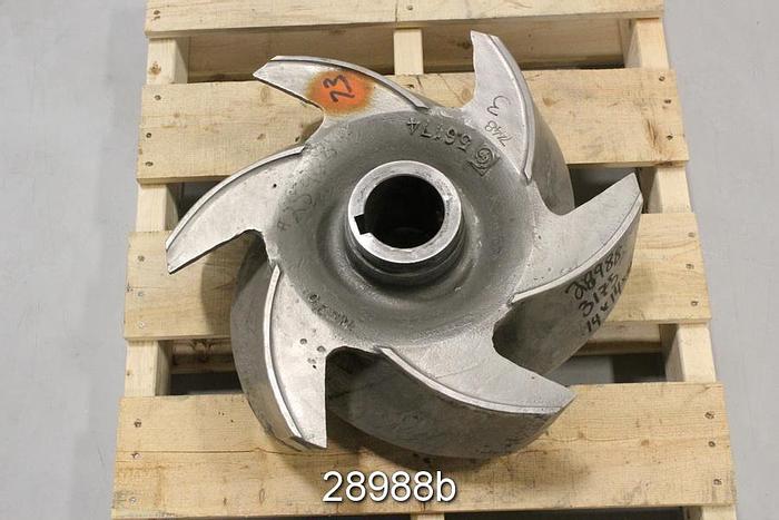 Used Goulds 3175 6-Vane Impeller, 14x14x22, CFM8 #28988