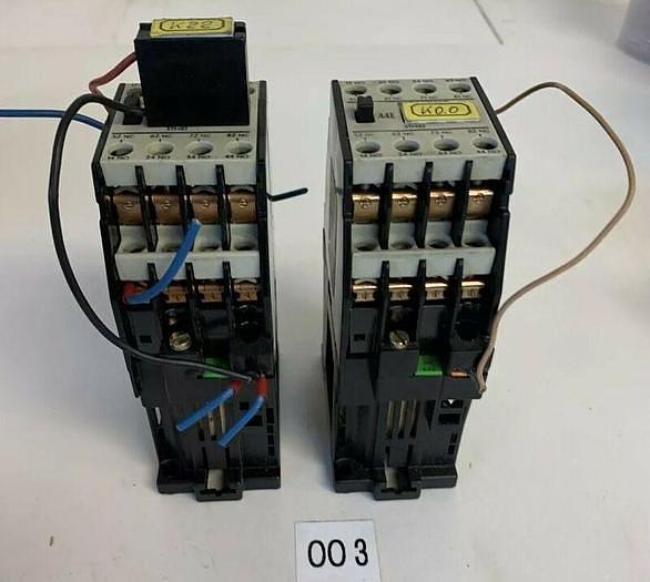 Used SIEMENS 3TH8244-0B contactor w/ 24vdc coil (Lot Of 2)*Used*Fast Shipping!