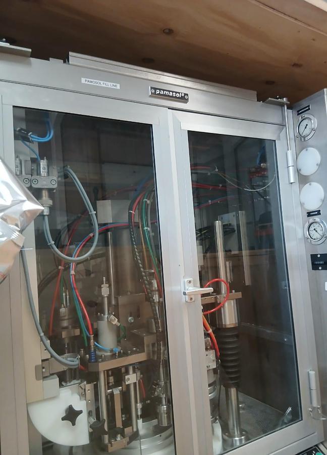 Used Pamasol Macromat 2045/016 Aerosol Filling Line