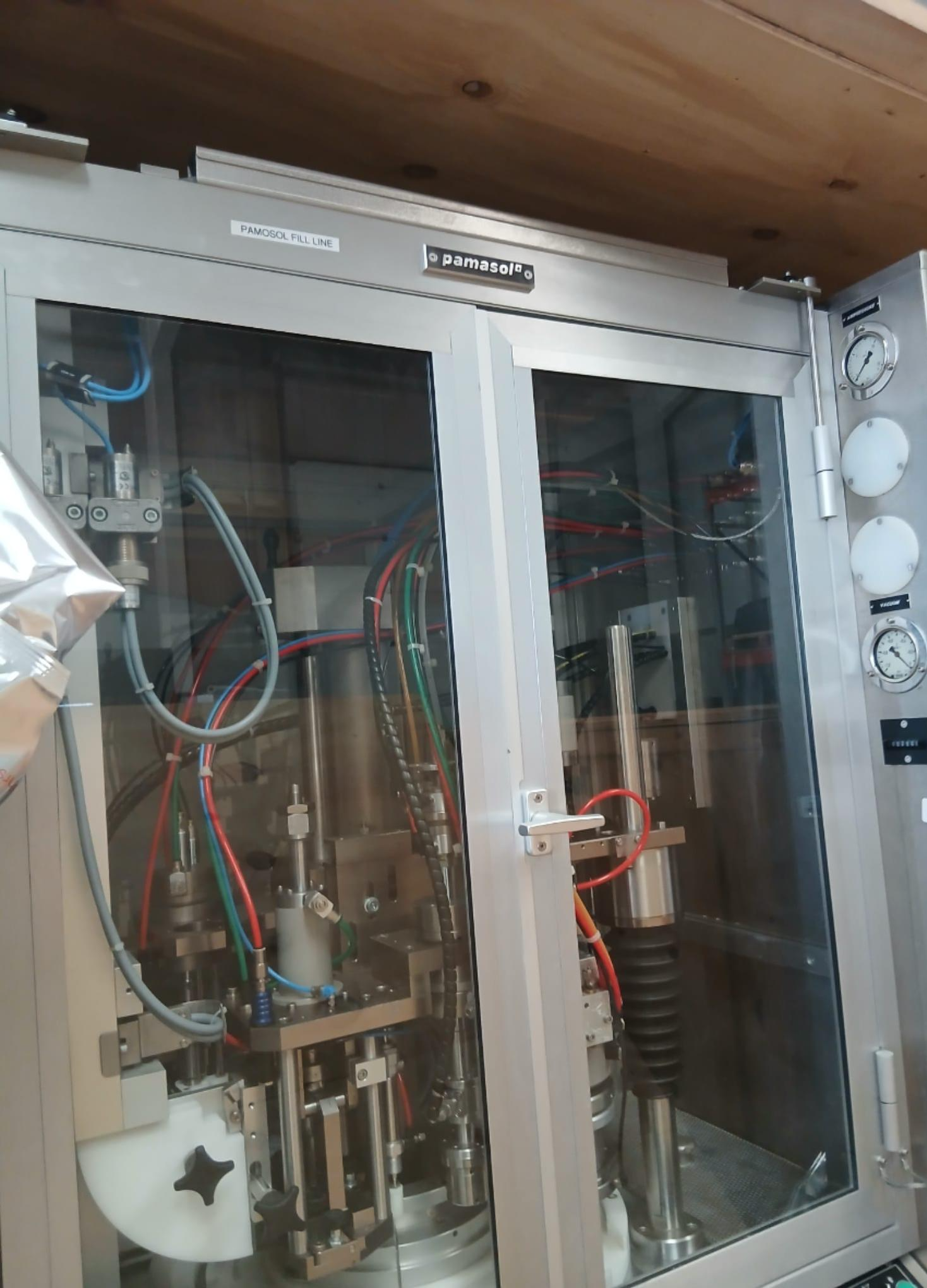 Used Pamasol Macromat 2045/016 Aerosol Filling Line