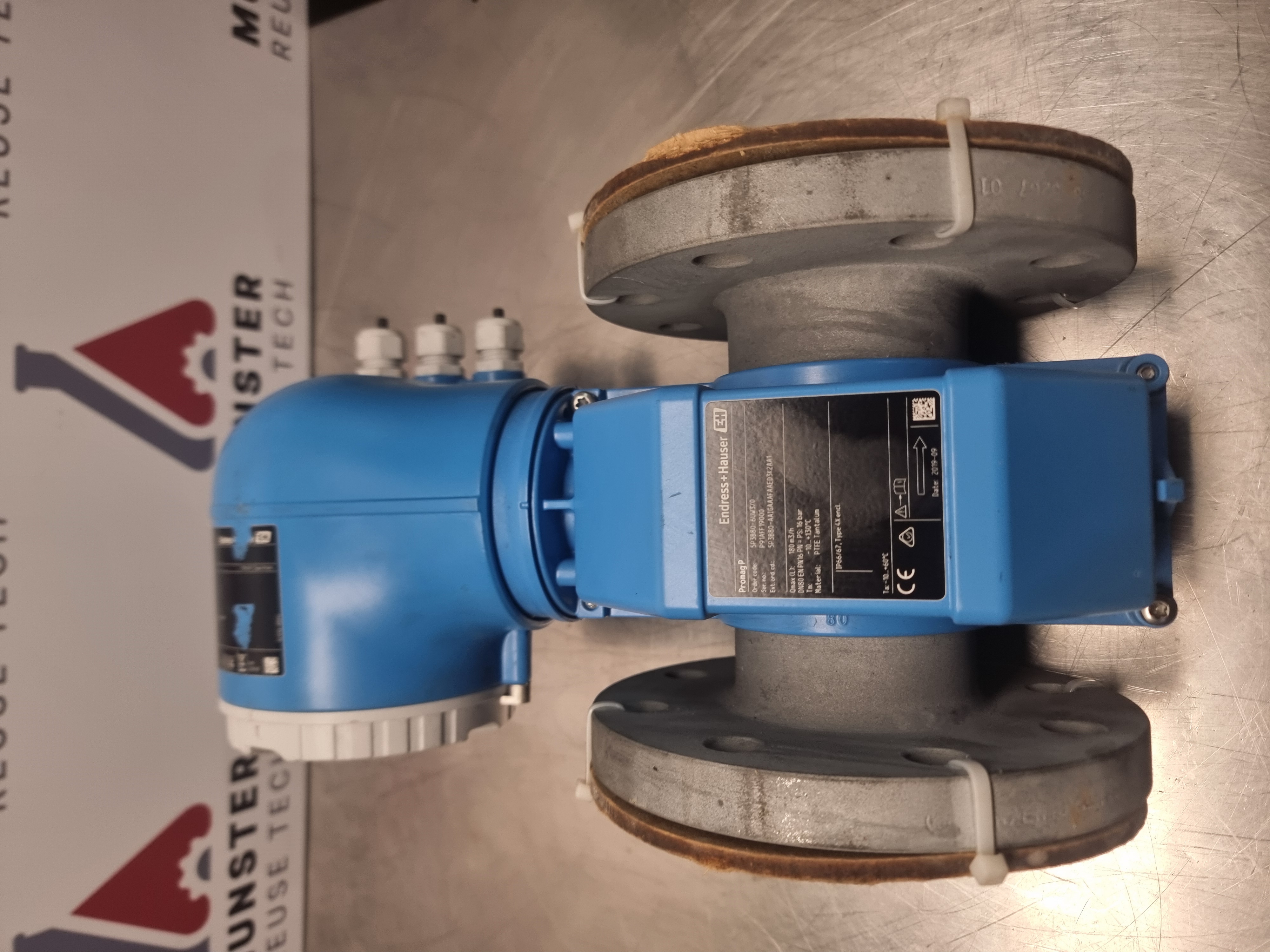 Used Endress Hauser Promag P Flow Meter | 5P3B80-6UW3/0 | PTFE / Tantalum