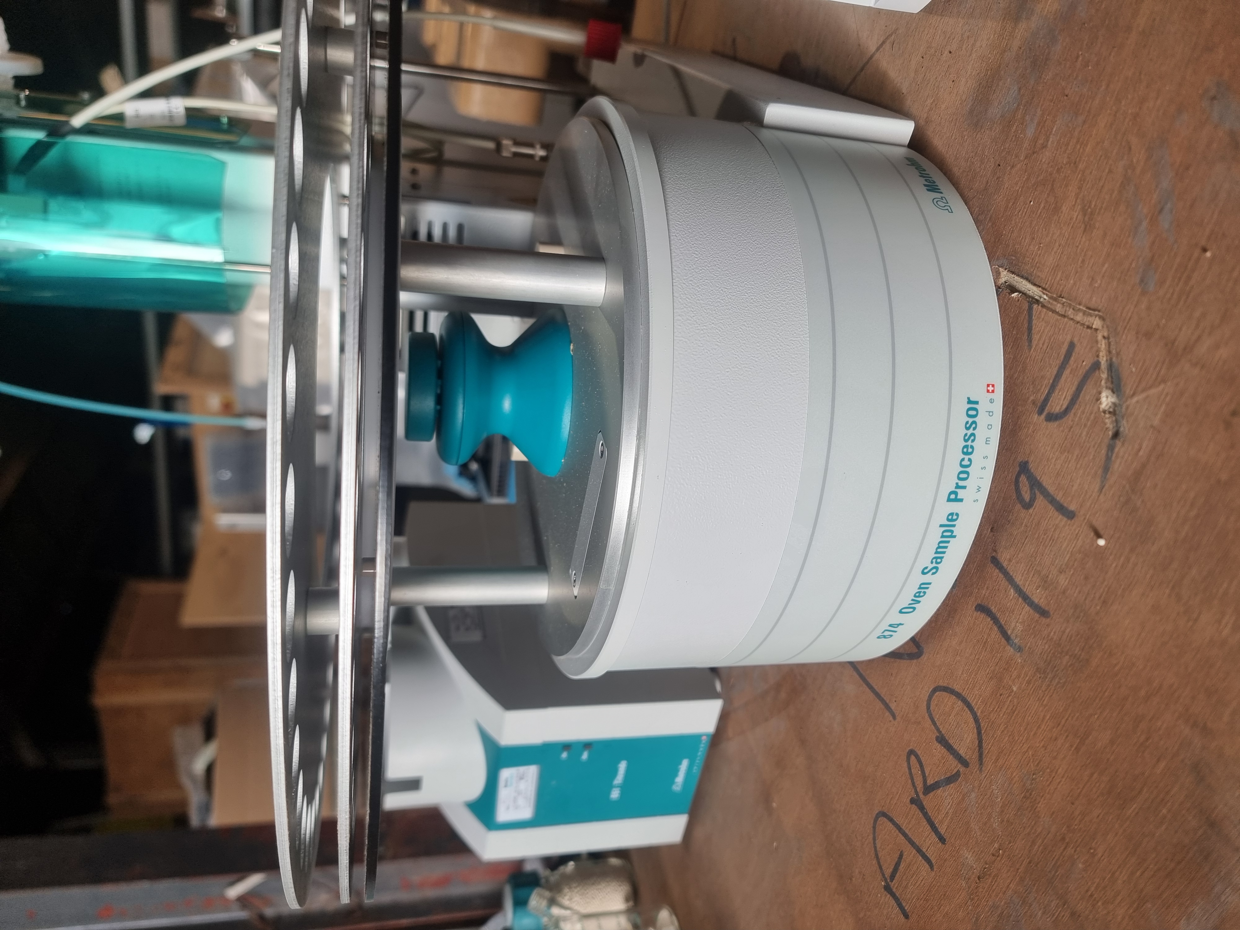 Used Metrohm 874 Oven Sampler c/w  851 Titrando & 803 Ti Stand