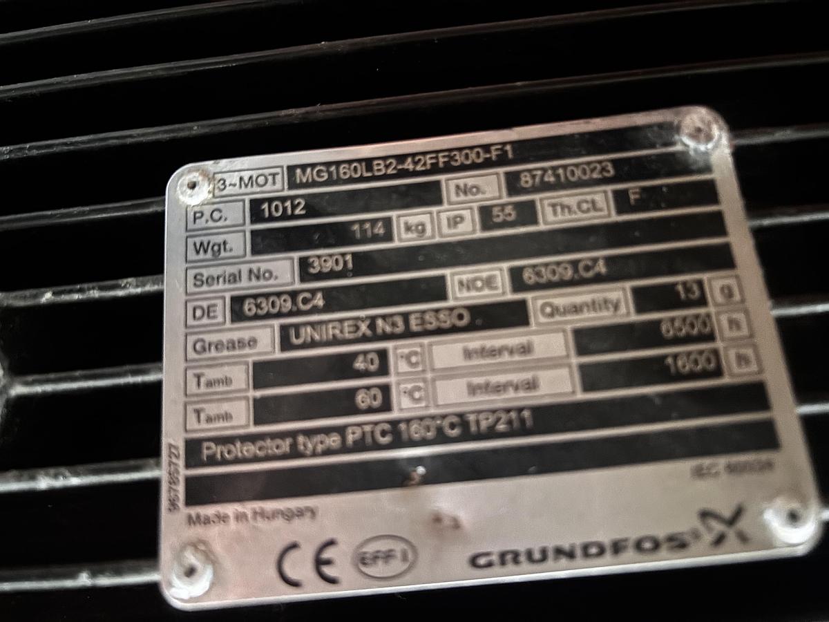 Used Grundfos TP 80-520/2 A-F-A-BAQE