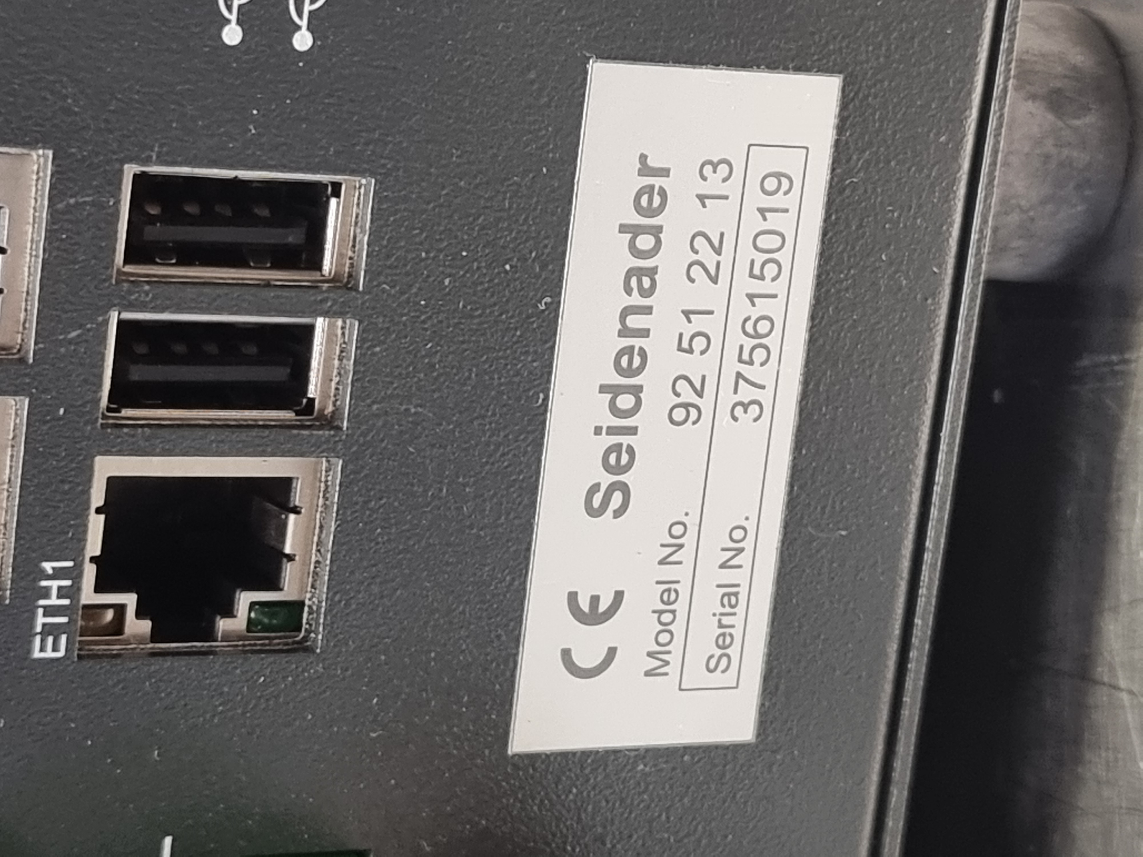 Used Seidenader SVIM X2B Personal Computer for Seidenader Inspection Machine