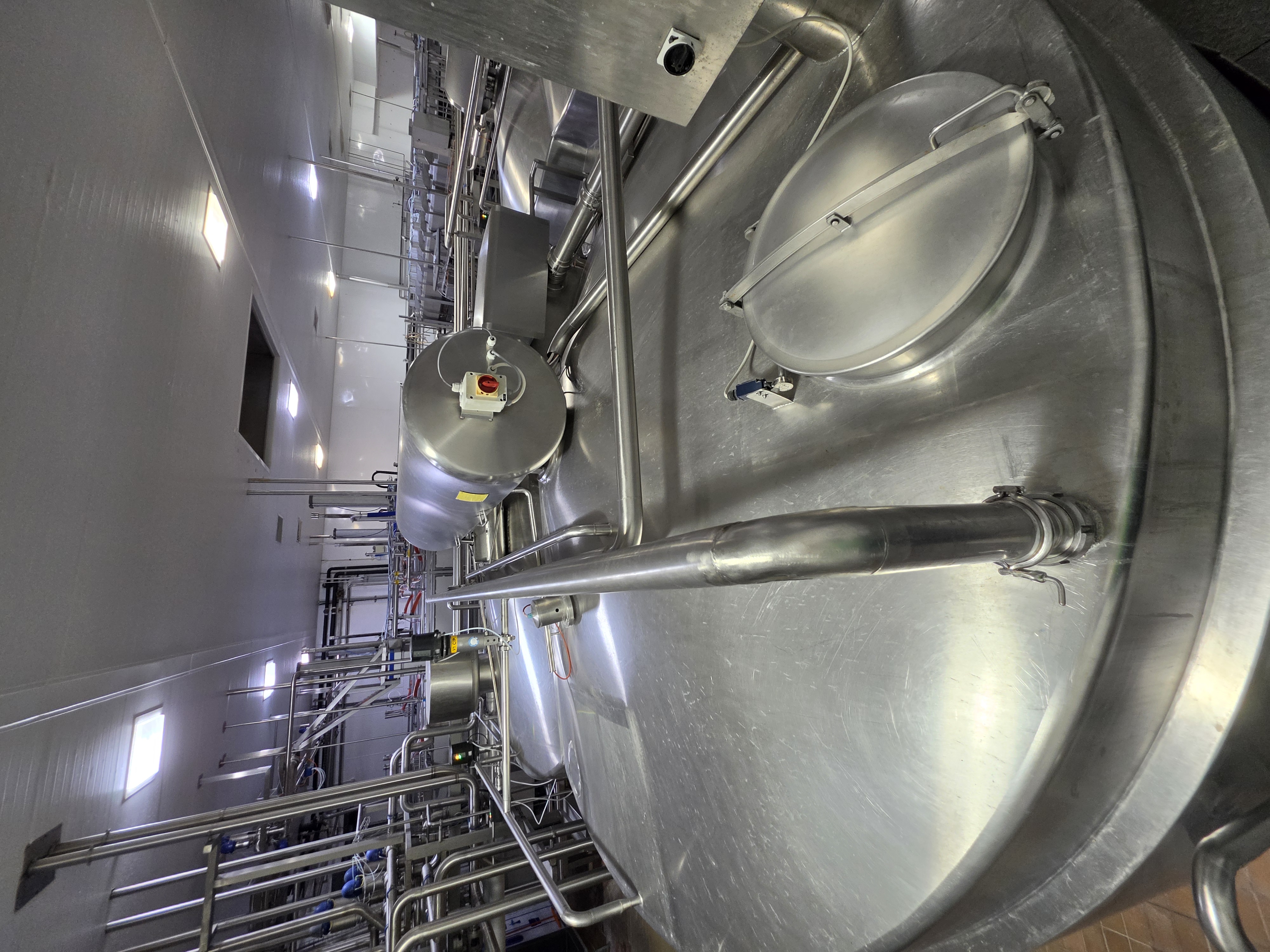 Used APV Curd Master 18,000 ltr Cheese Vats