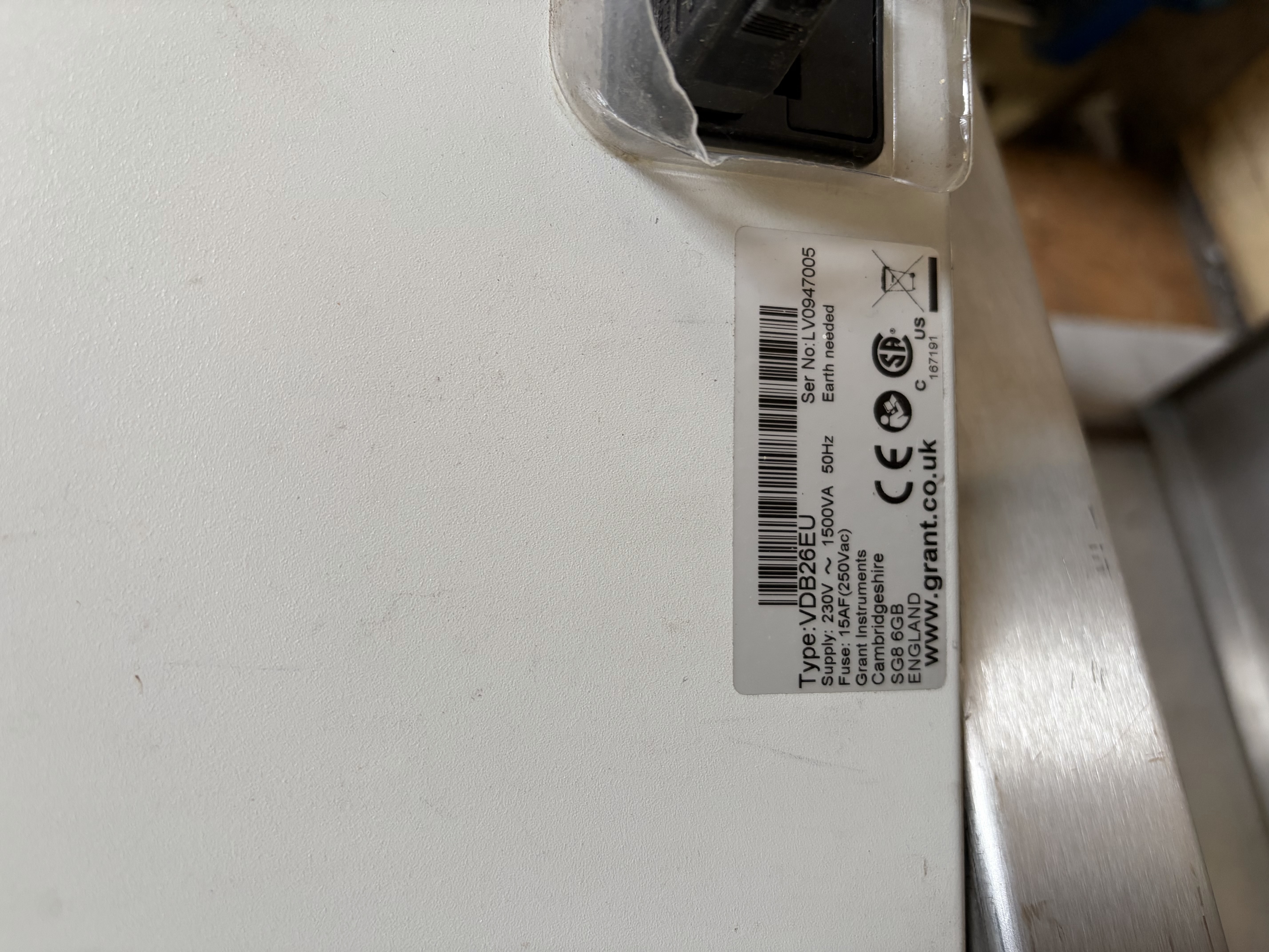 Used Grant Instruments Water bath Type-VDB26EU