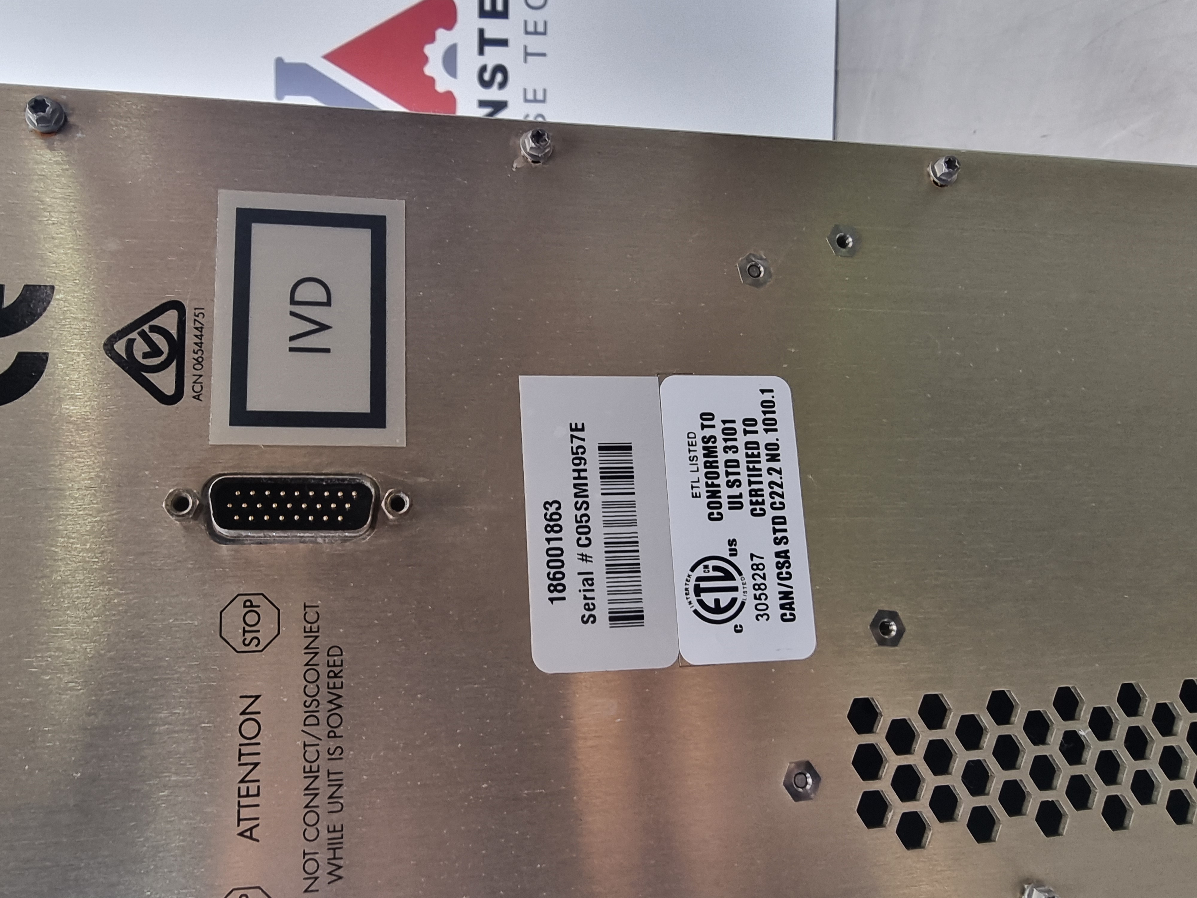 Used Waters Alliance Column Heater For HPLC Separations Module | P/N: 186001863