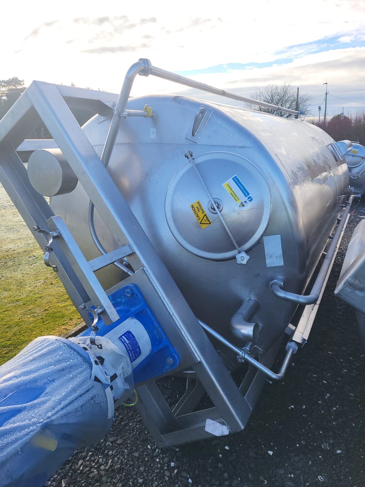 Used Selection Of Stainless Steel Tanks 20,000 ltr to 2,500 ltr