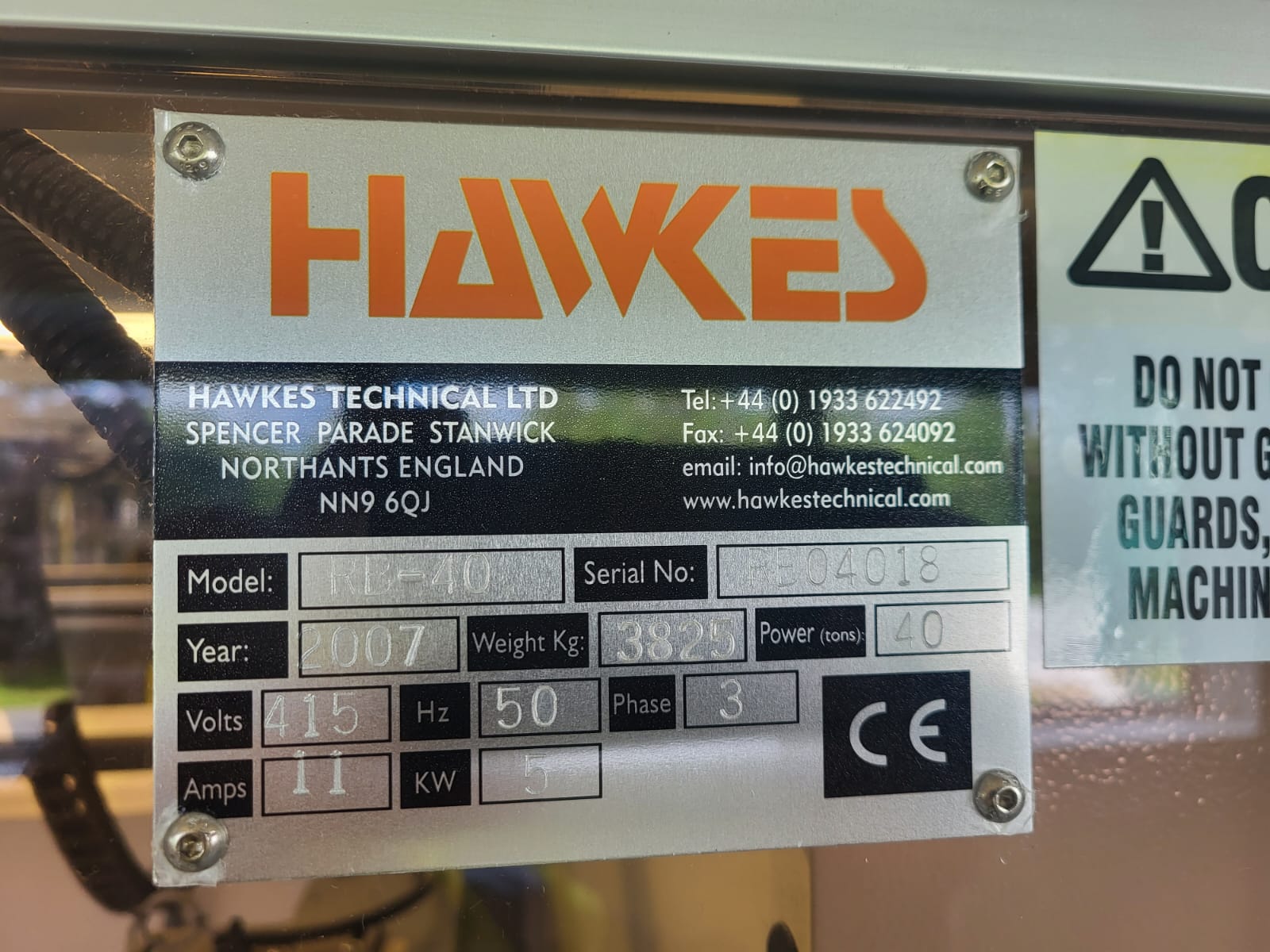 Used Hawkes Press