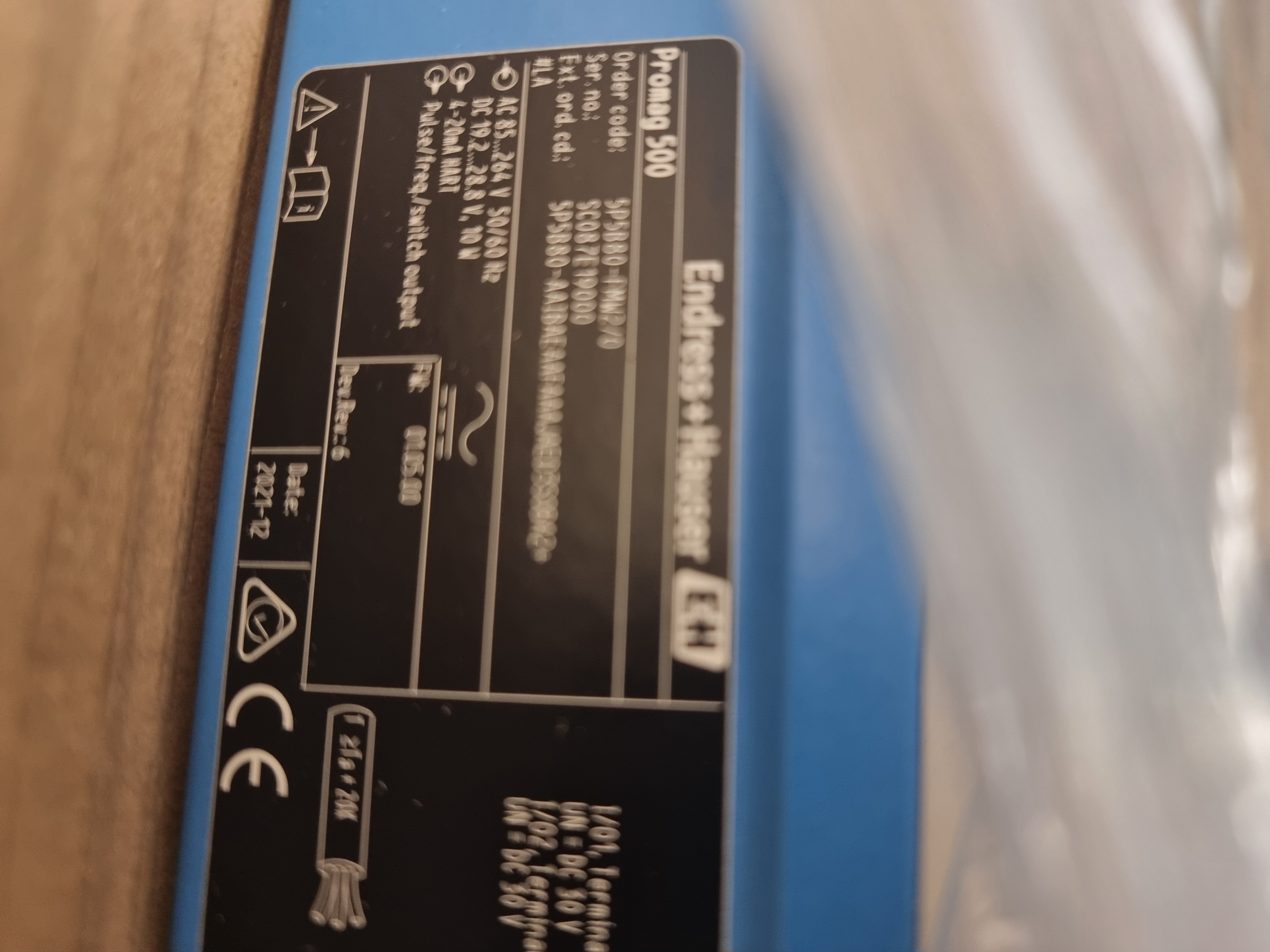 Endress Hauser Promag P Flow Sensor & Transmitter | 50P5B80-EMW2/0 | 180m³/h MAX