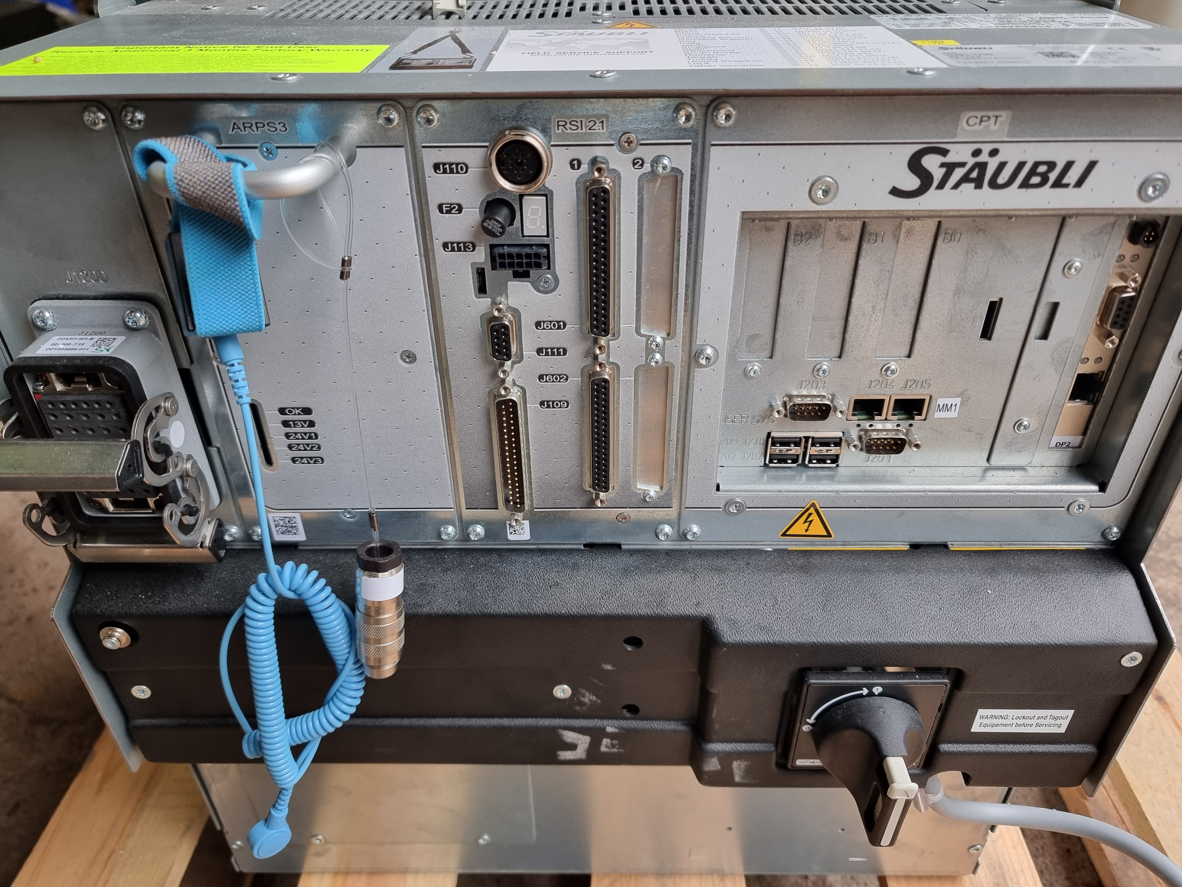 Used Staubli CS8C Robot Controller for TP80 c/w Staubli Teach Pendant | Year 2018