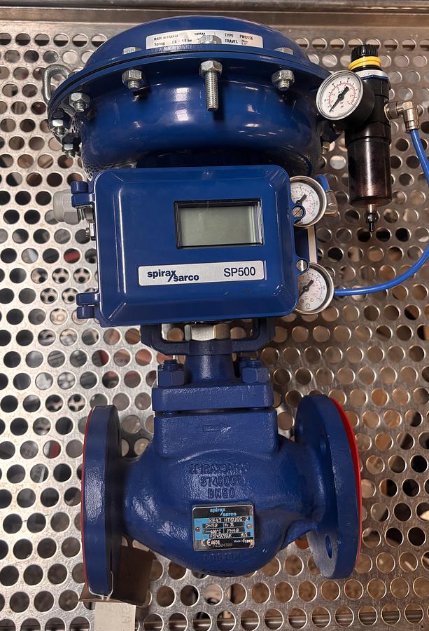 Used Spirax Sarco KE43 Control Valve DN50 C/W SP500 Poistioner 2905670