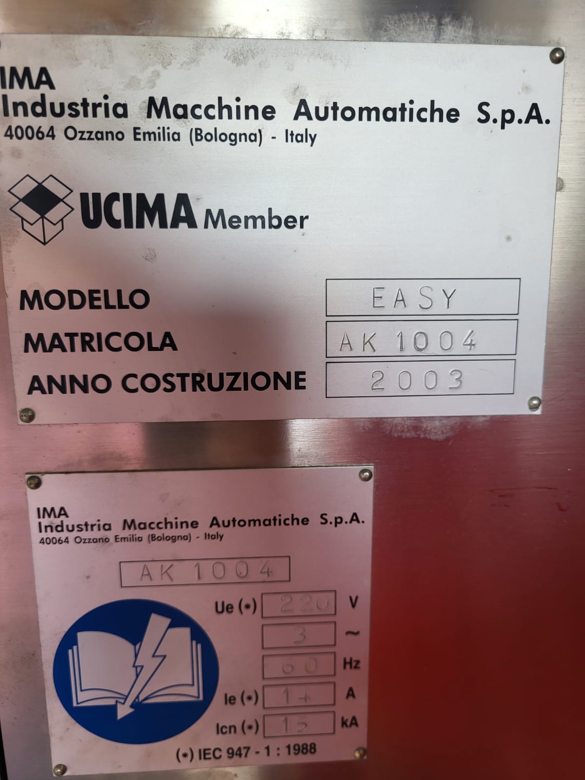 Used IMA Flexa AL Continuous Motion Cartoner