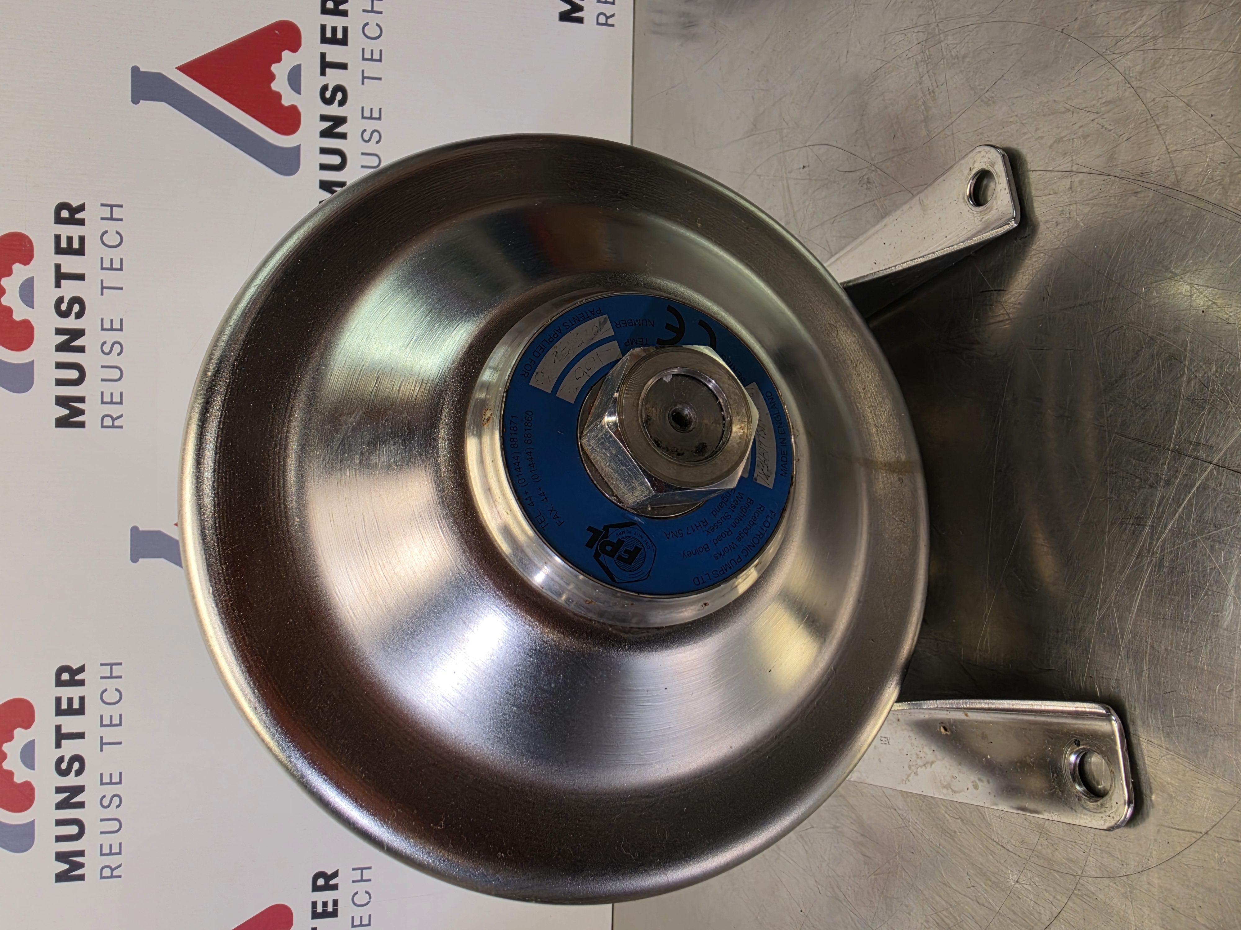 Used FPL Flotronic One-Nut Stainless Steel Diaphragm Pump | Tri Clamp