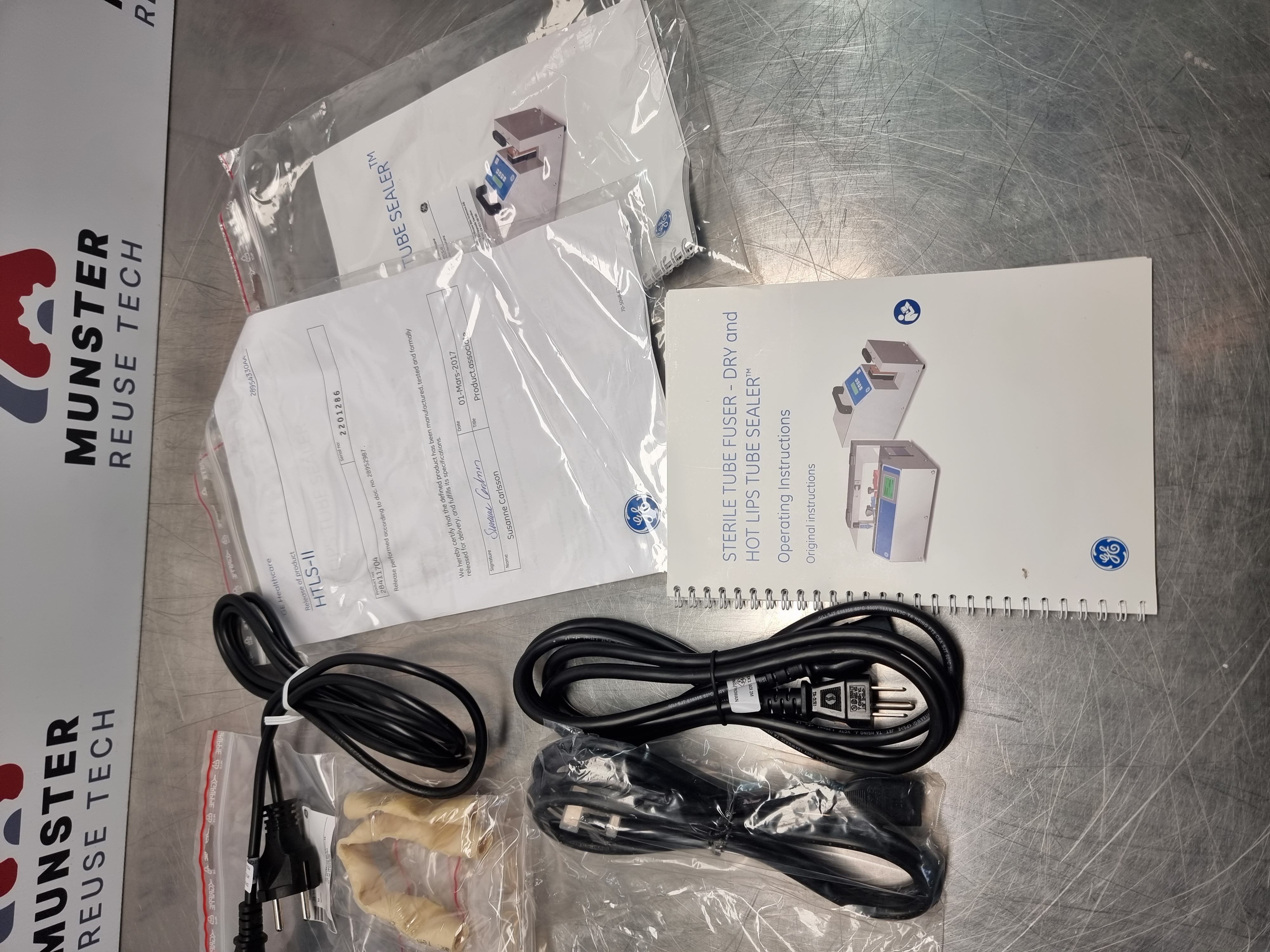 GE 28-4117-04 Hot Lips Tube Sealer