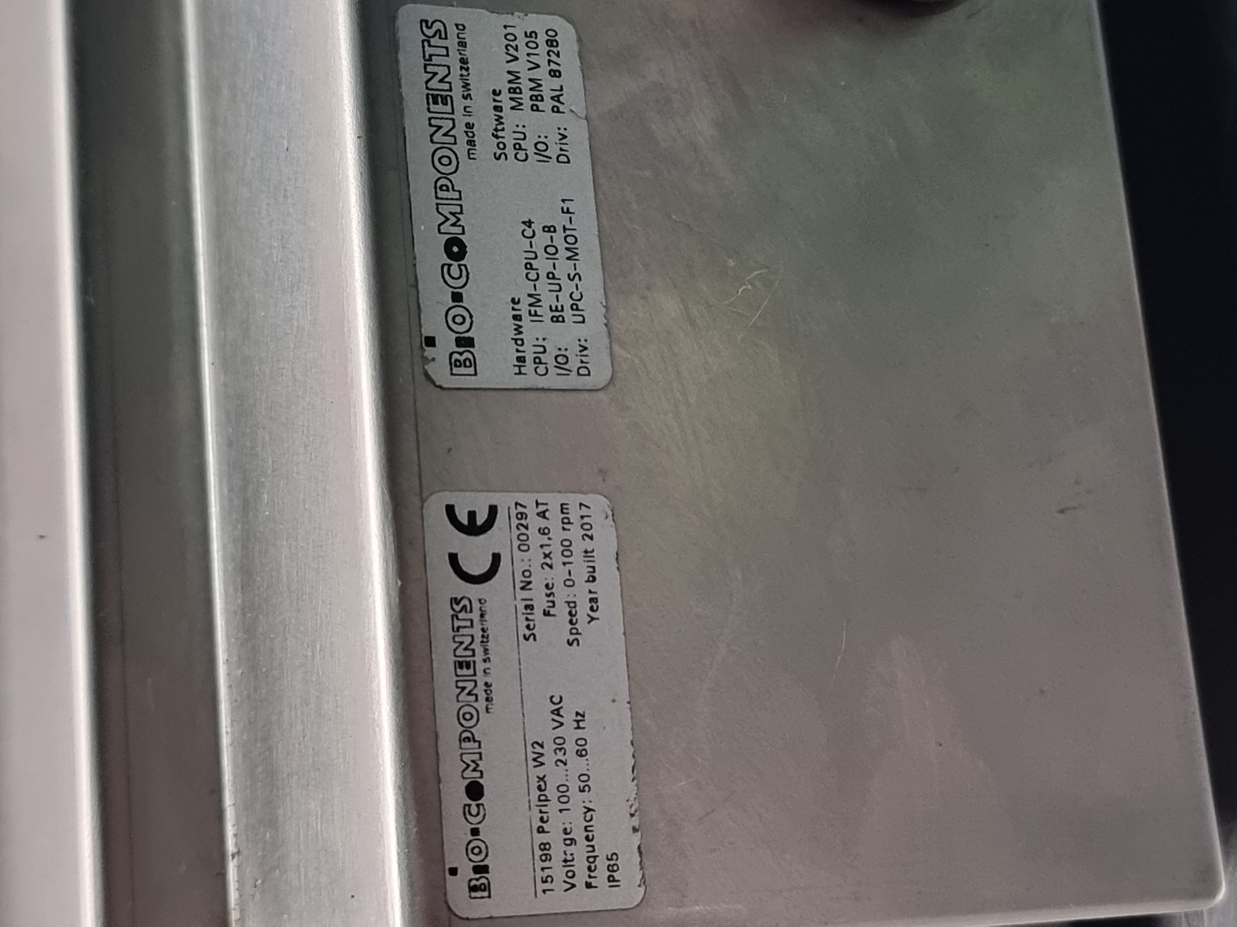 Used Bio Engineering Peripex W2 Perisaltic Pump complete with Watson Marlow 314D Pumphead