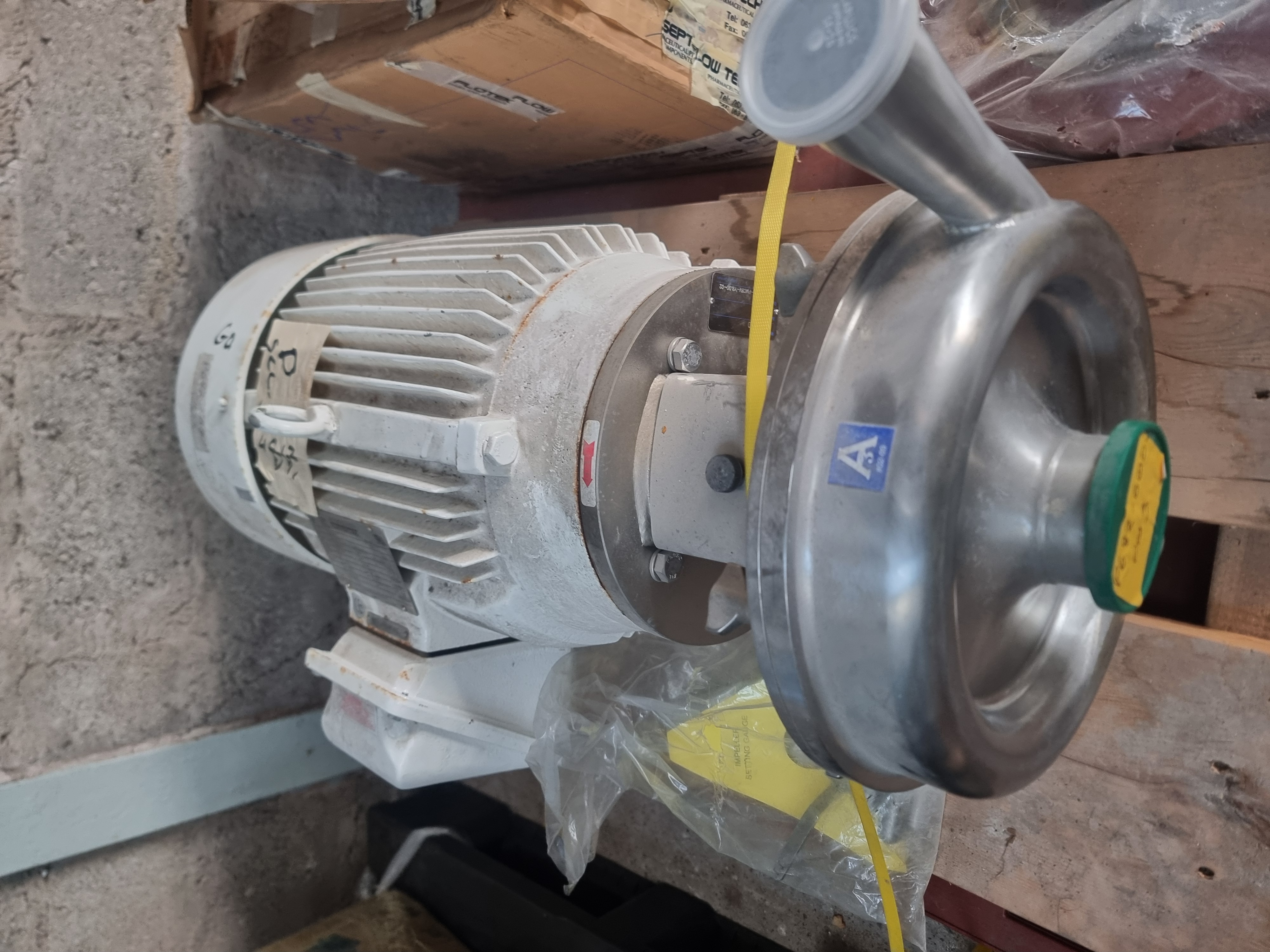 Used Alfa Laval LKH 40 Centrifugal Pump for Hygienic Applications | 20HP Sterling Motor