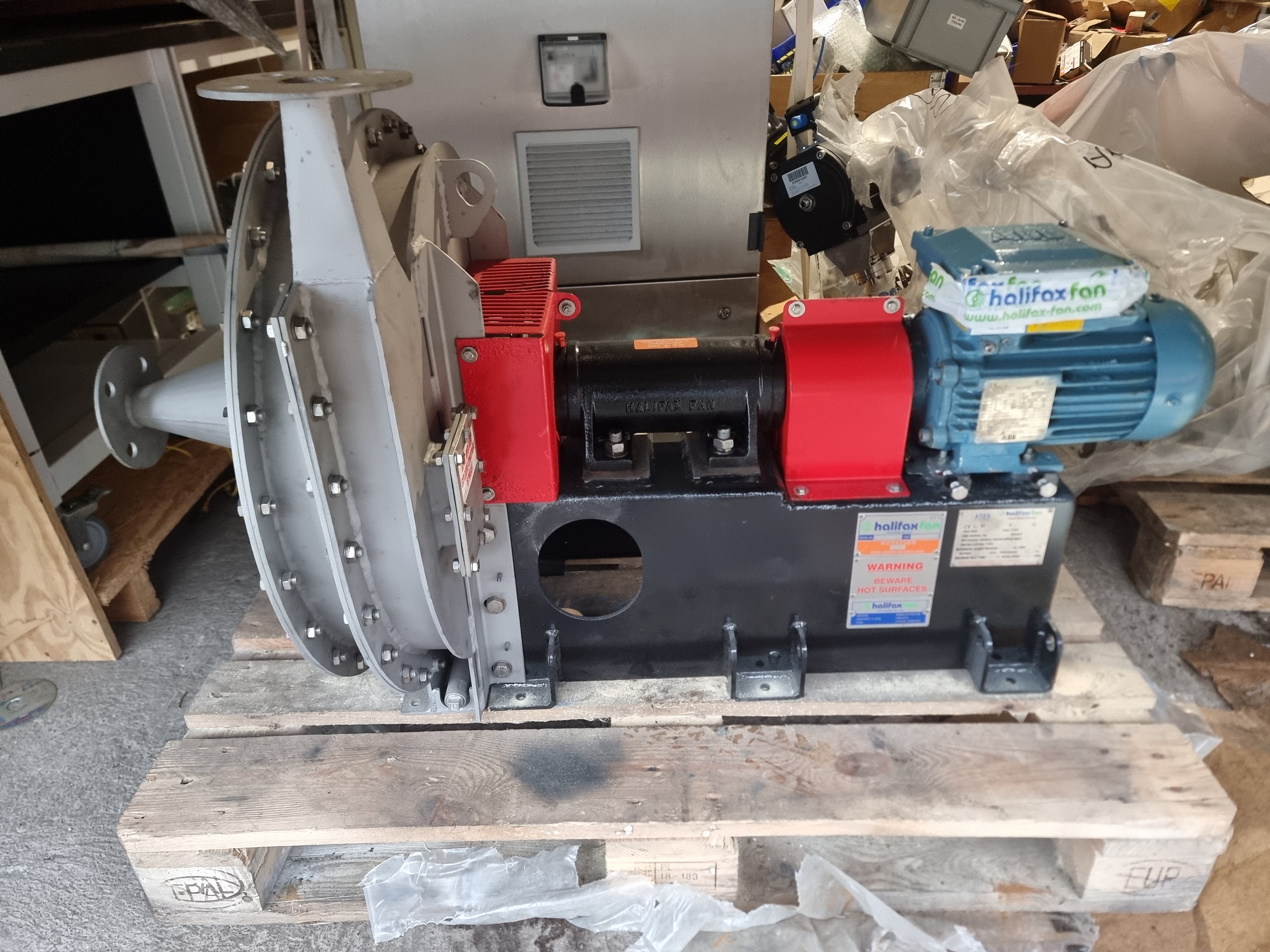 Used Halifax CNZ TS /Open Radial Blower & Exhauster | 1.5kW ATEX