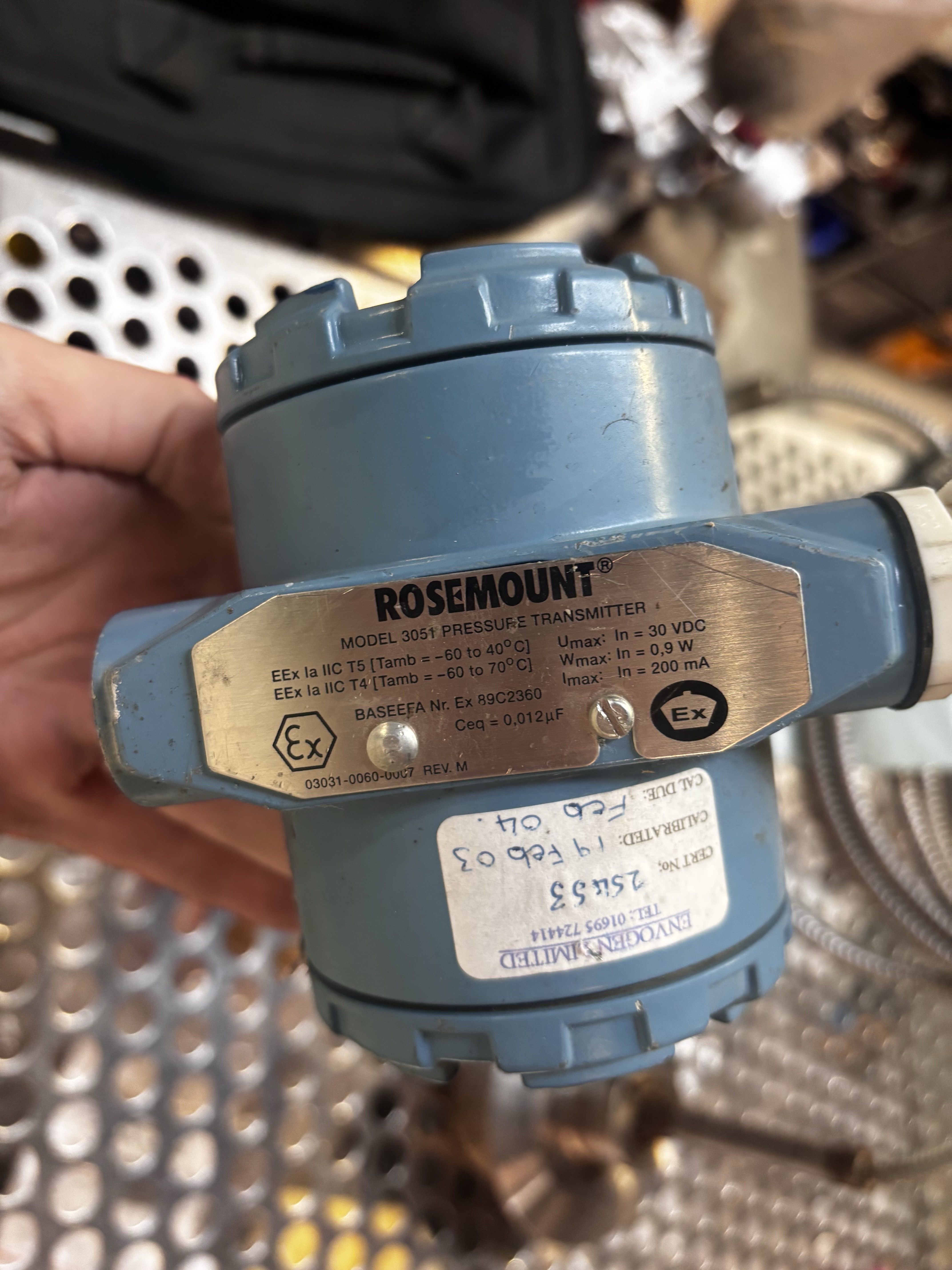 Used Rosemount Pressure Trasmitter 1151 SMART DP4 322 S2 C2 04 08
