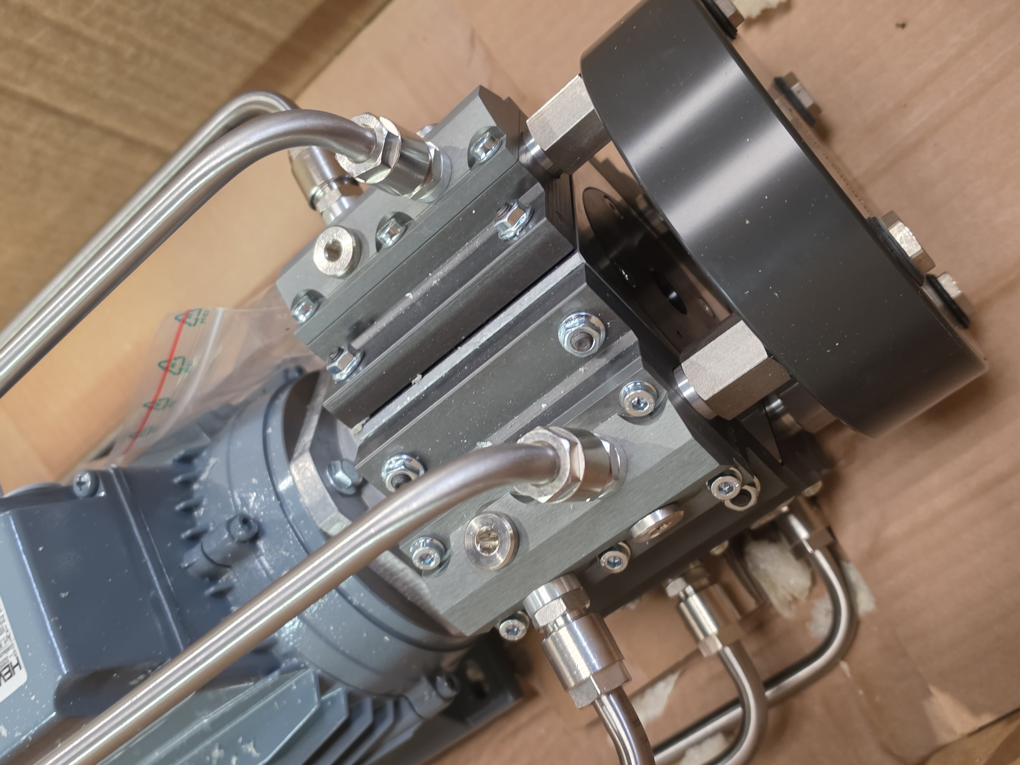 Used Hyco 8 Cylinder Diaphragm Pump | Type: E-ML86.85-ZVA-PR-SK-DK-D28/0,9kW