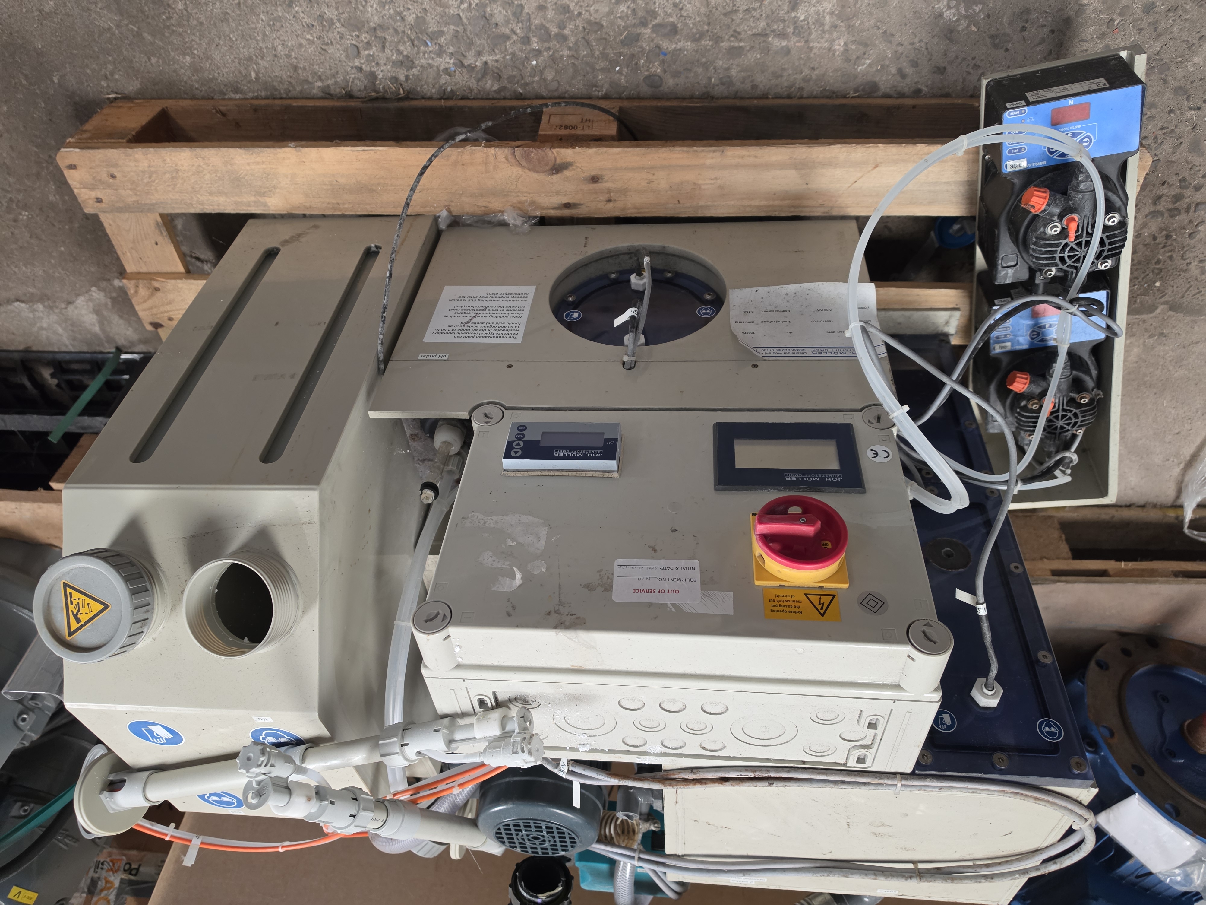 Used Joh. Müller Kunststoff GmbH AWN600 Wastewater Neutralization Plant