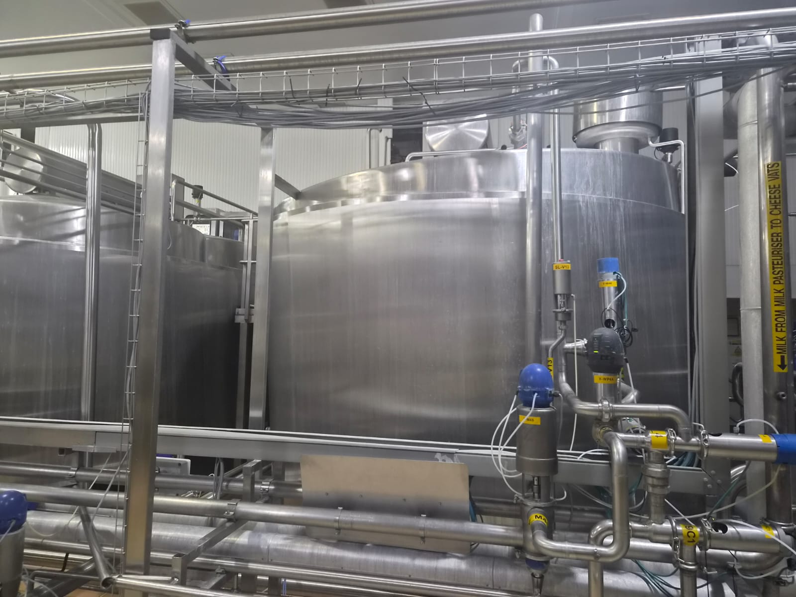 Used APV Curd Master 18,000 ltr Cheese Vats