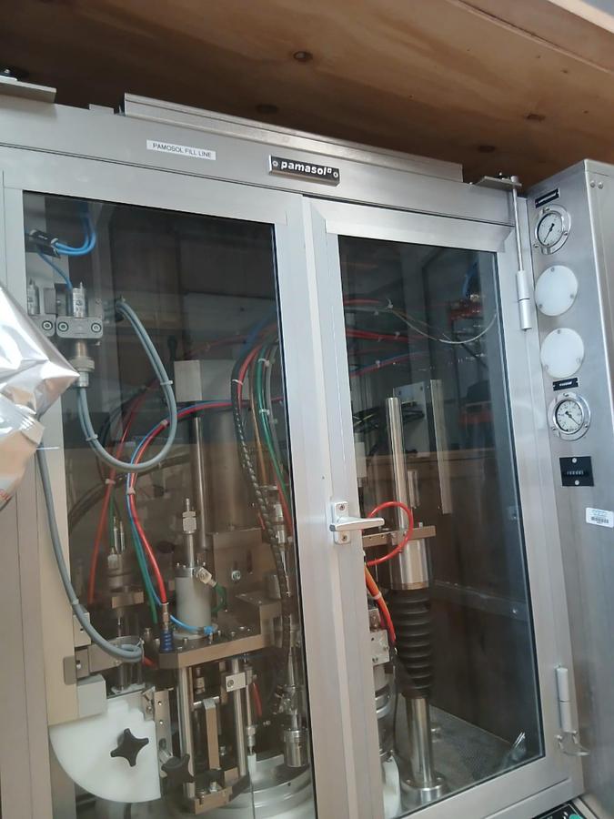 Used Pamasol Macromat 2045/016 Aerosol Filling Line