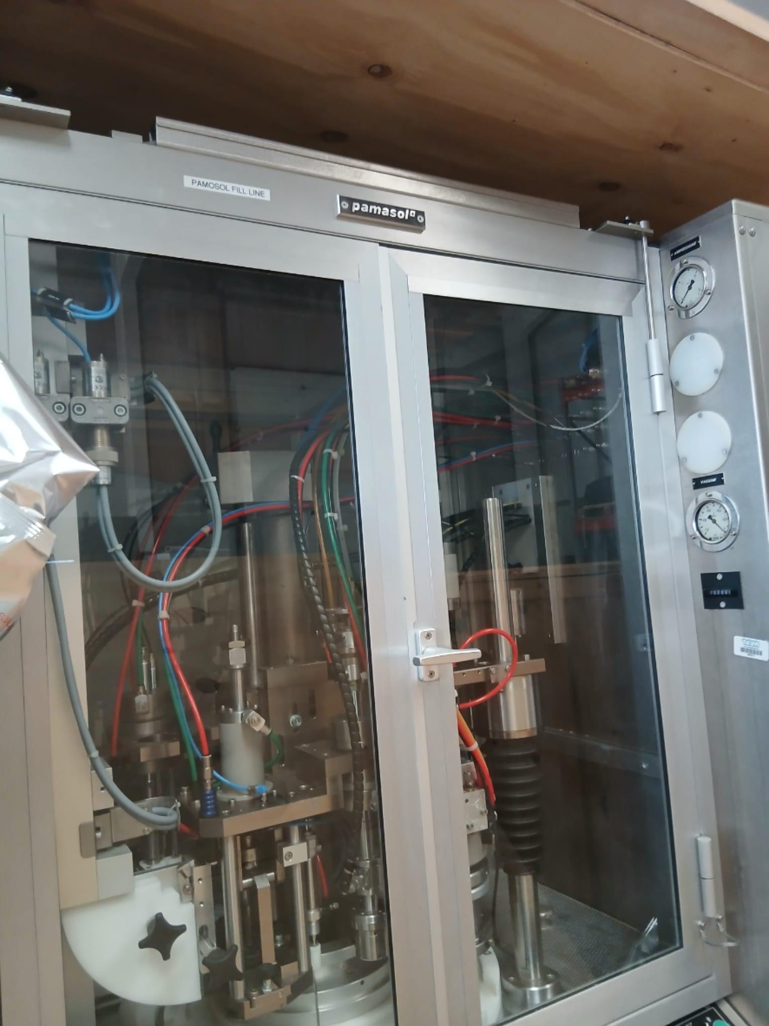 Used Pamasol Macromat 2045/016 Aerosol Filling Line