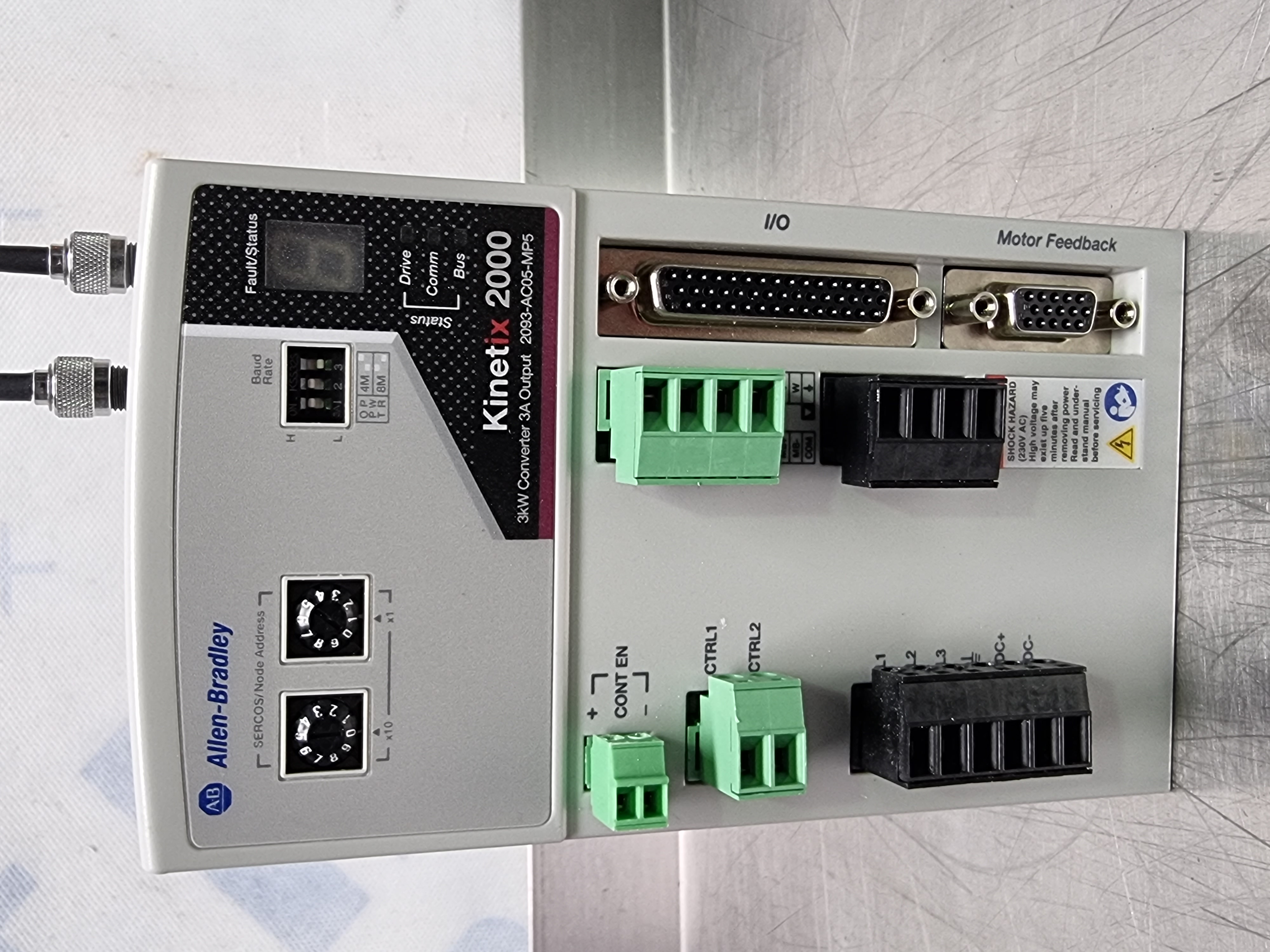 Used Allen Bradley 2093-AC05-MP5 | 2093 3kW/3A Integrated Axis Module