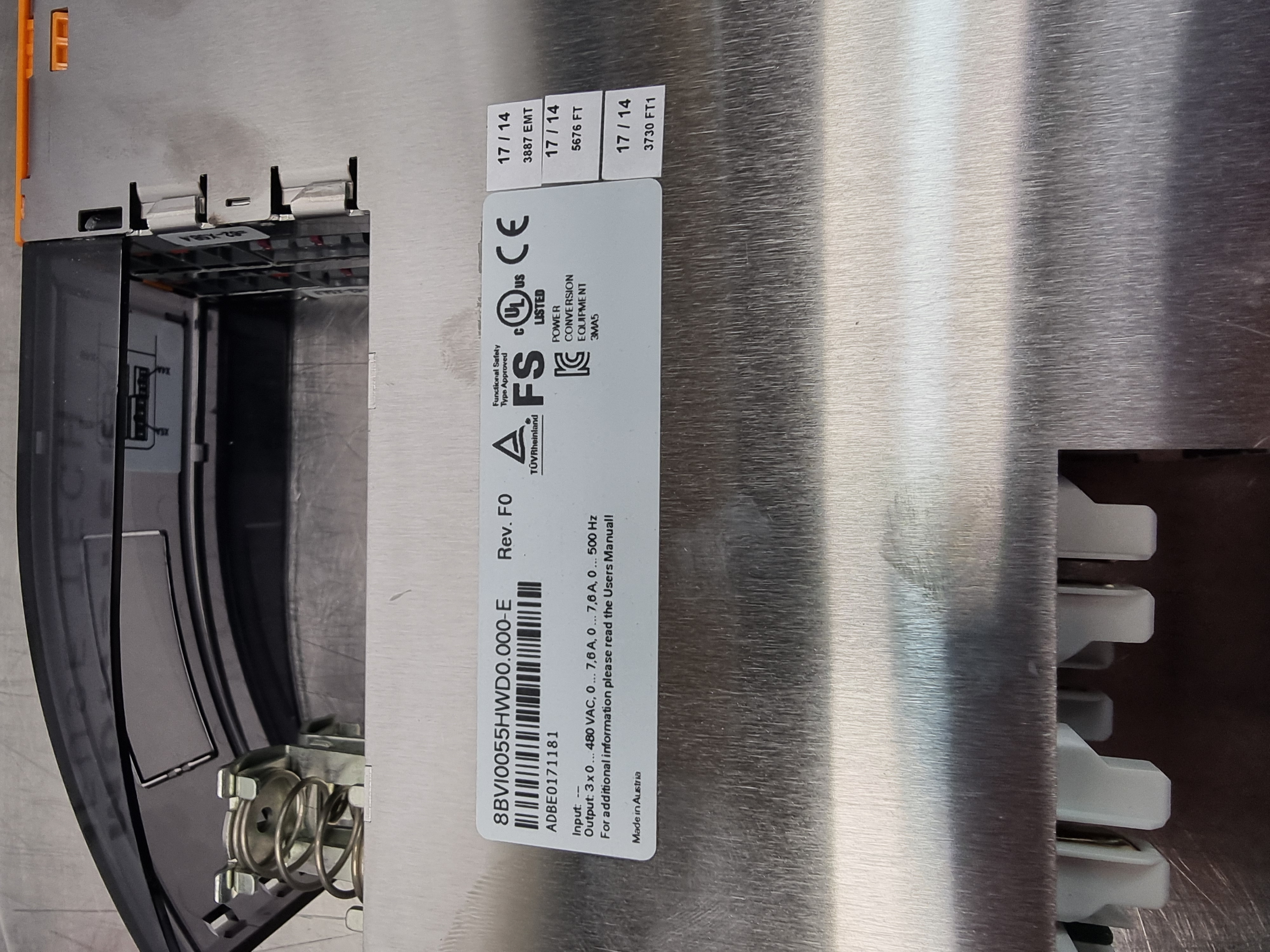 Used B&R Automation ACPOSmulti P0055D | 8BVI0055HWD0.000-E | Drive Unit REV.F0