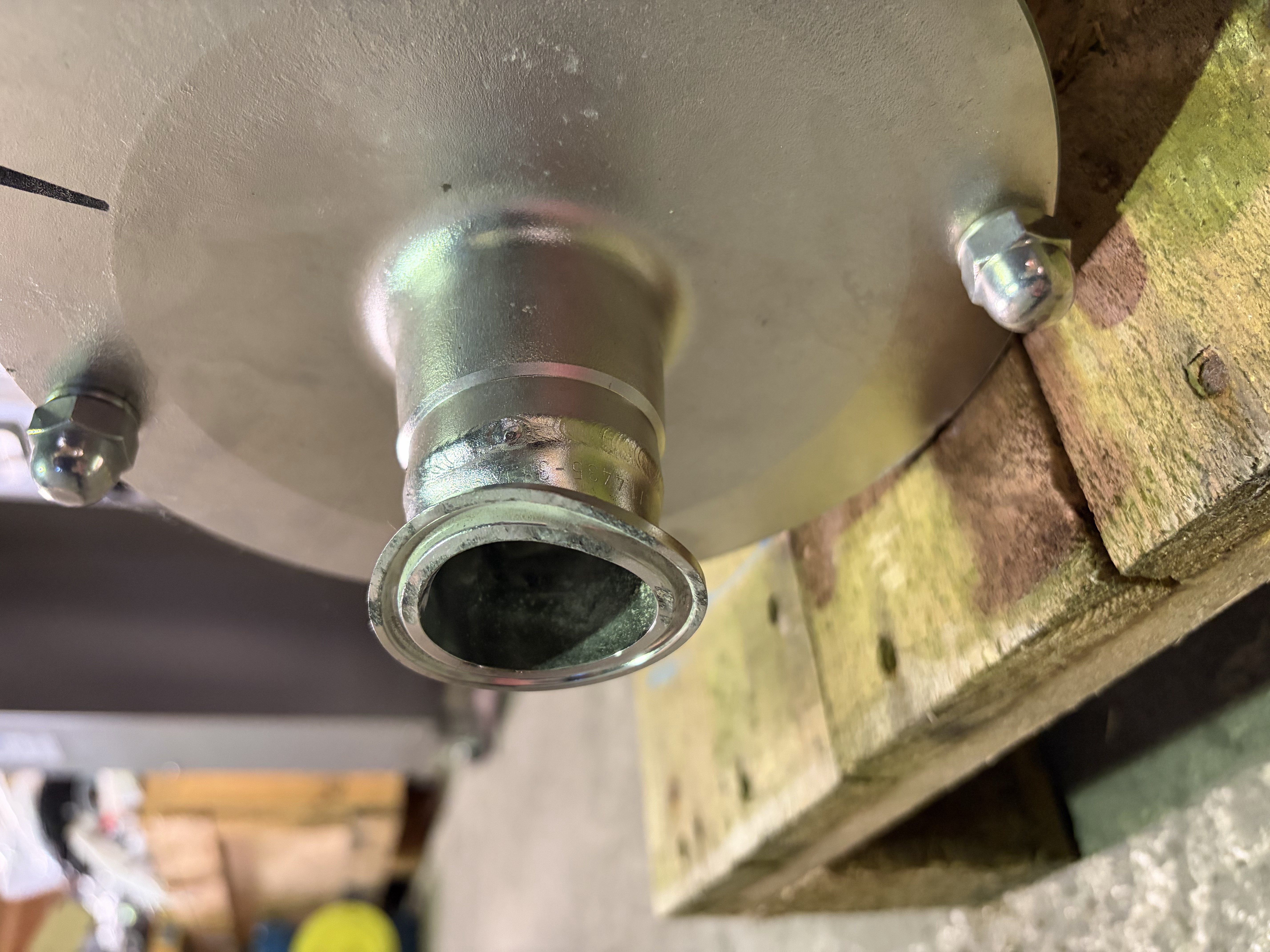 Used GEA Hilge Contra-I/3 ADAPTA Stainless Steel Hygienic Centrifugal Pump – Damaged Connection