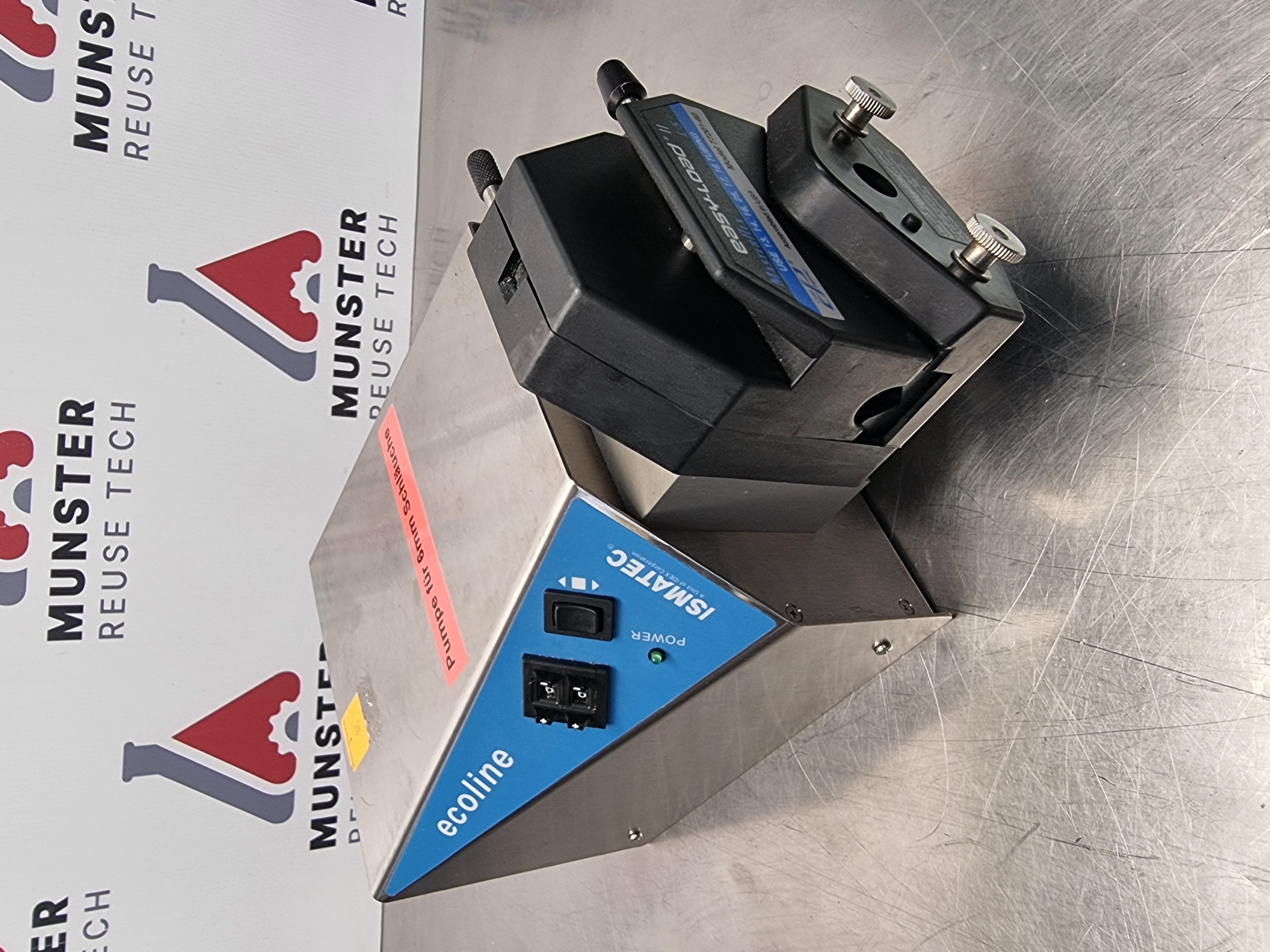 Used Ismatec Ecoline Peristaltic Pump C/W Cole Palmer Easy Load 77201-60 Pump Head