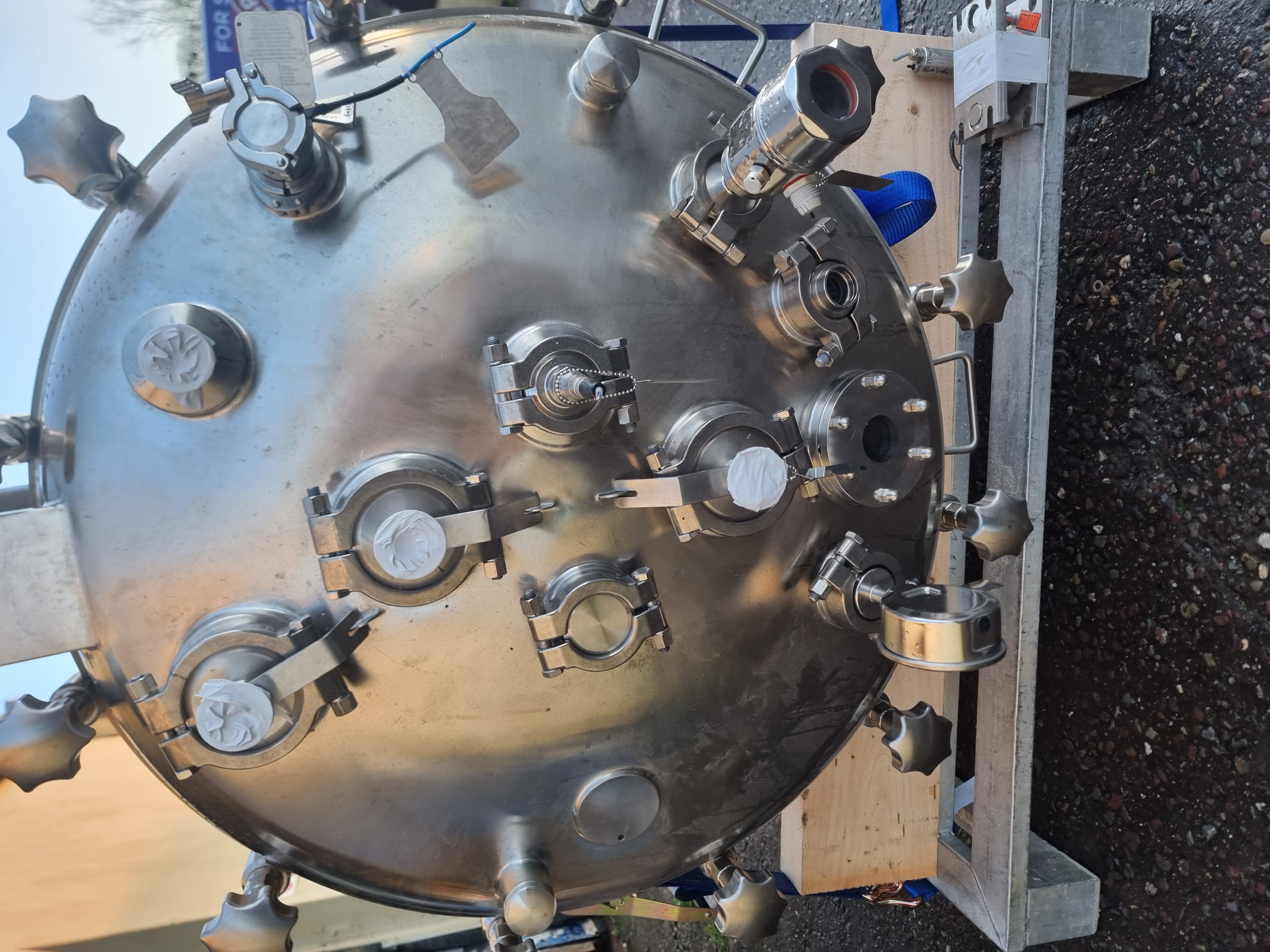 Used Brinox SVMHI-550 Sterile Hold Vessel | 550L Jacketed 316L Stainless Steel