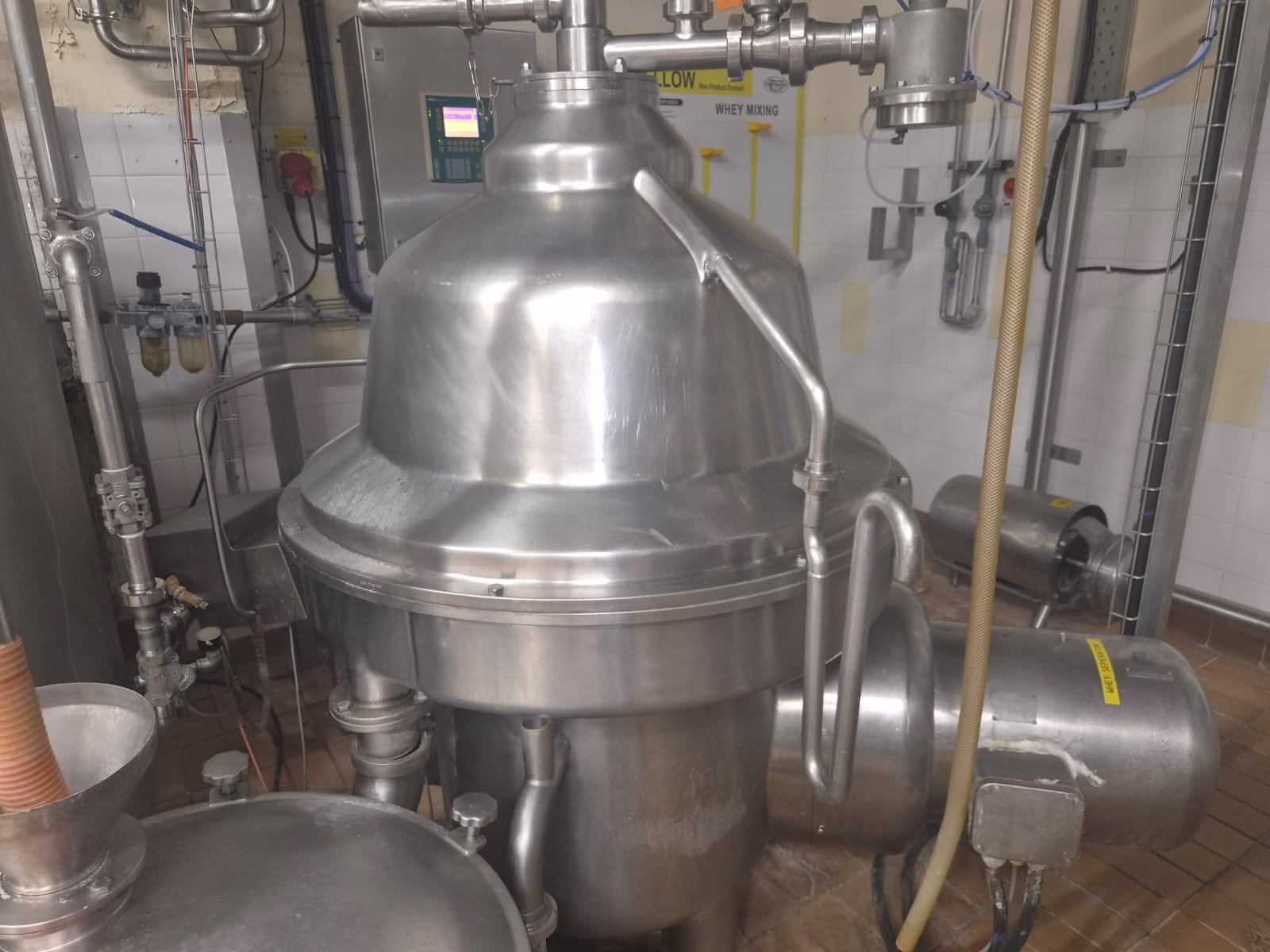 Used Complete Cheese Manufacturing Plant (36T in 24hrs) Located in Ireland