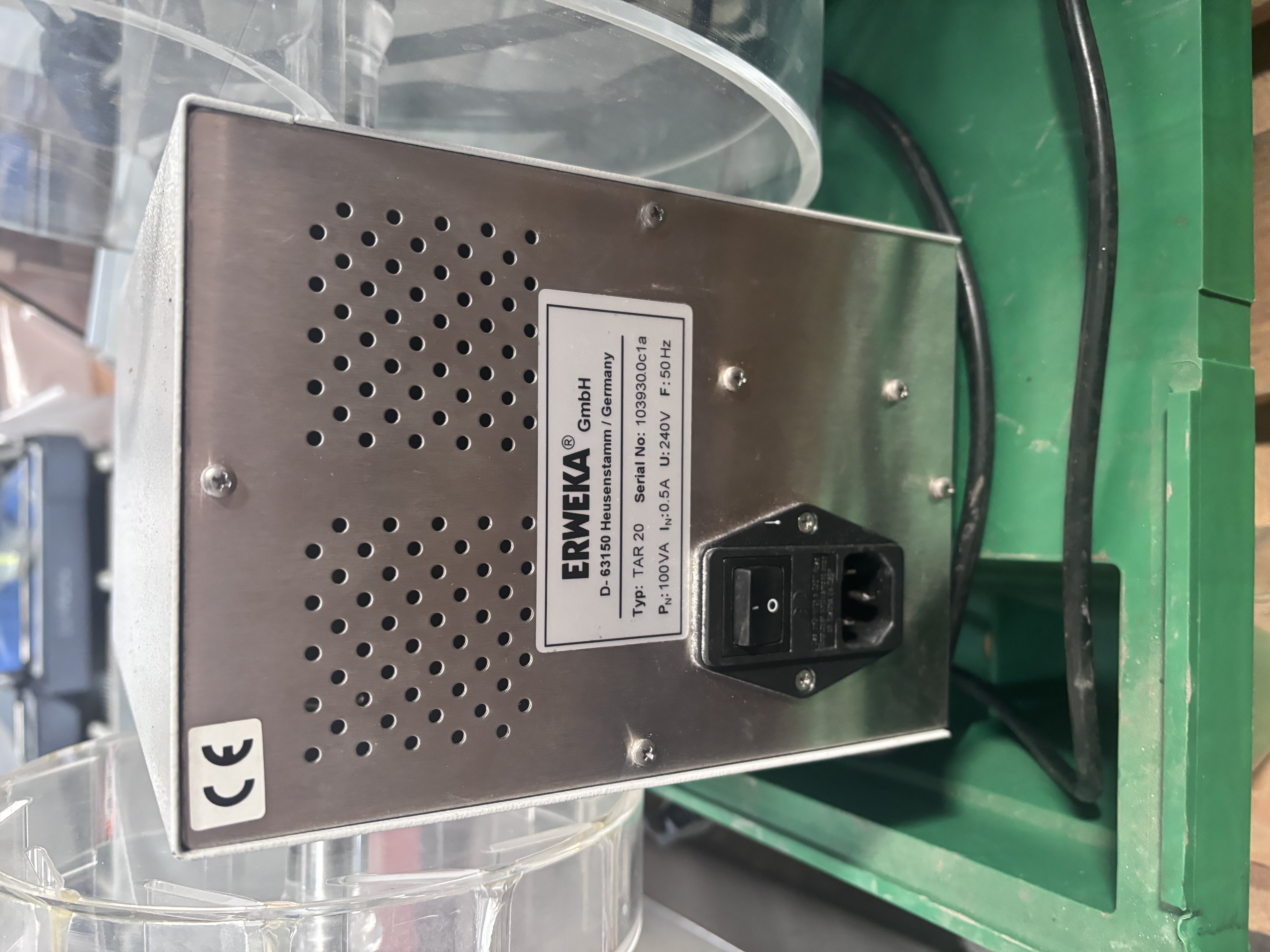 Used Erweka Tar 20 Copley Friability Abrasion Tester