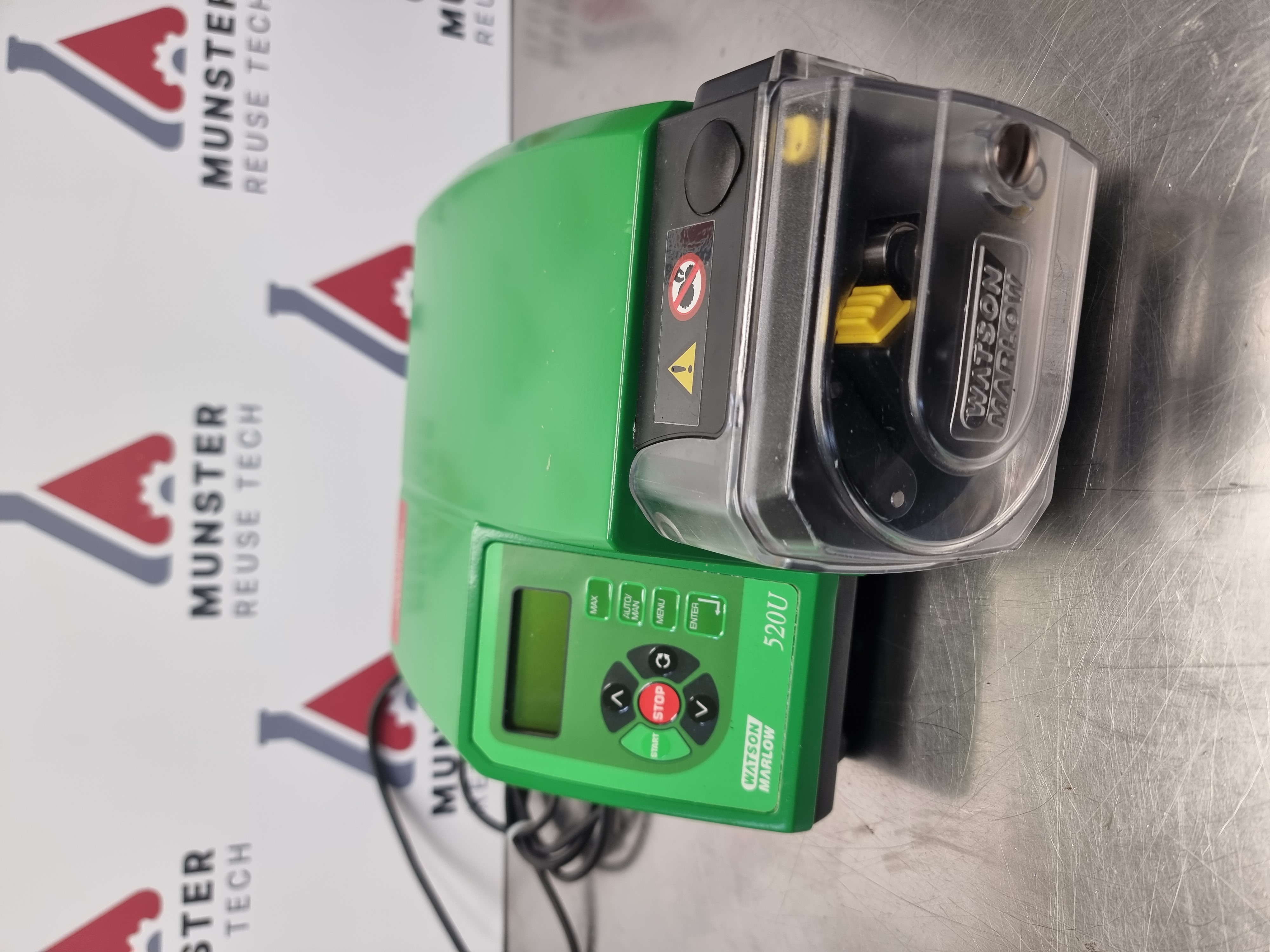 Used Watson Marlow 520U IP66 Perisaltic Pump c/w 520R2 Pump Head