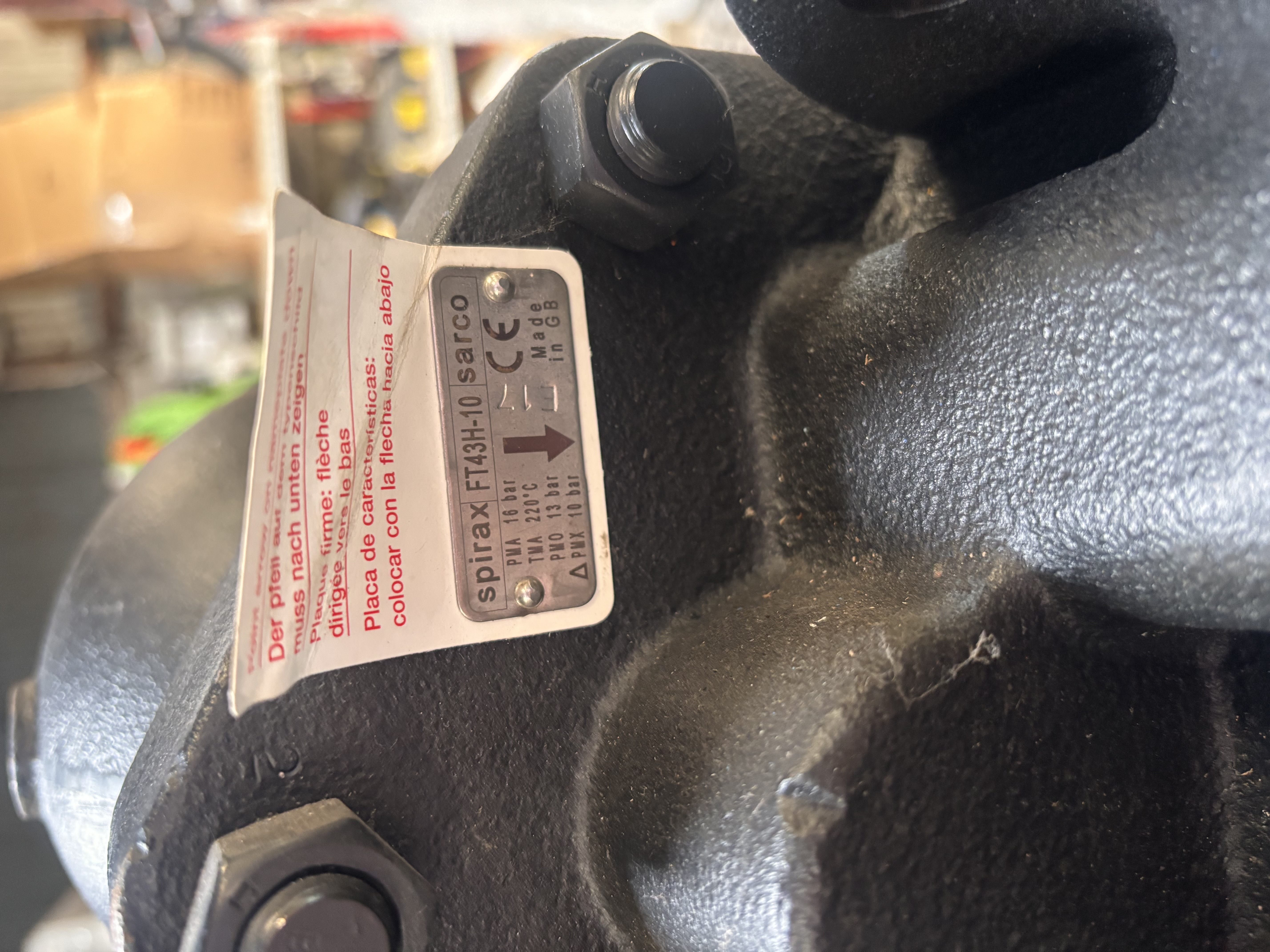 Spirax Sarco FT43H-10 DN50 0832593 Cast Iron