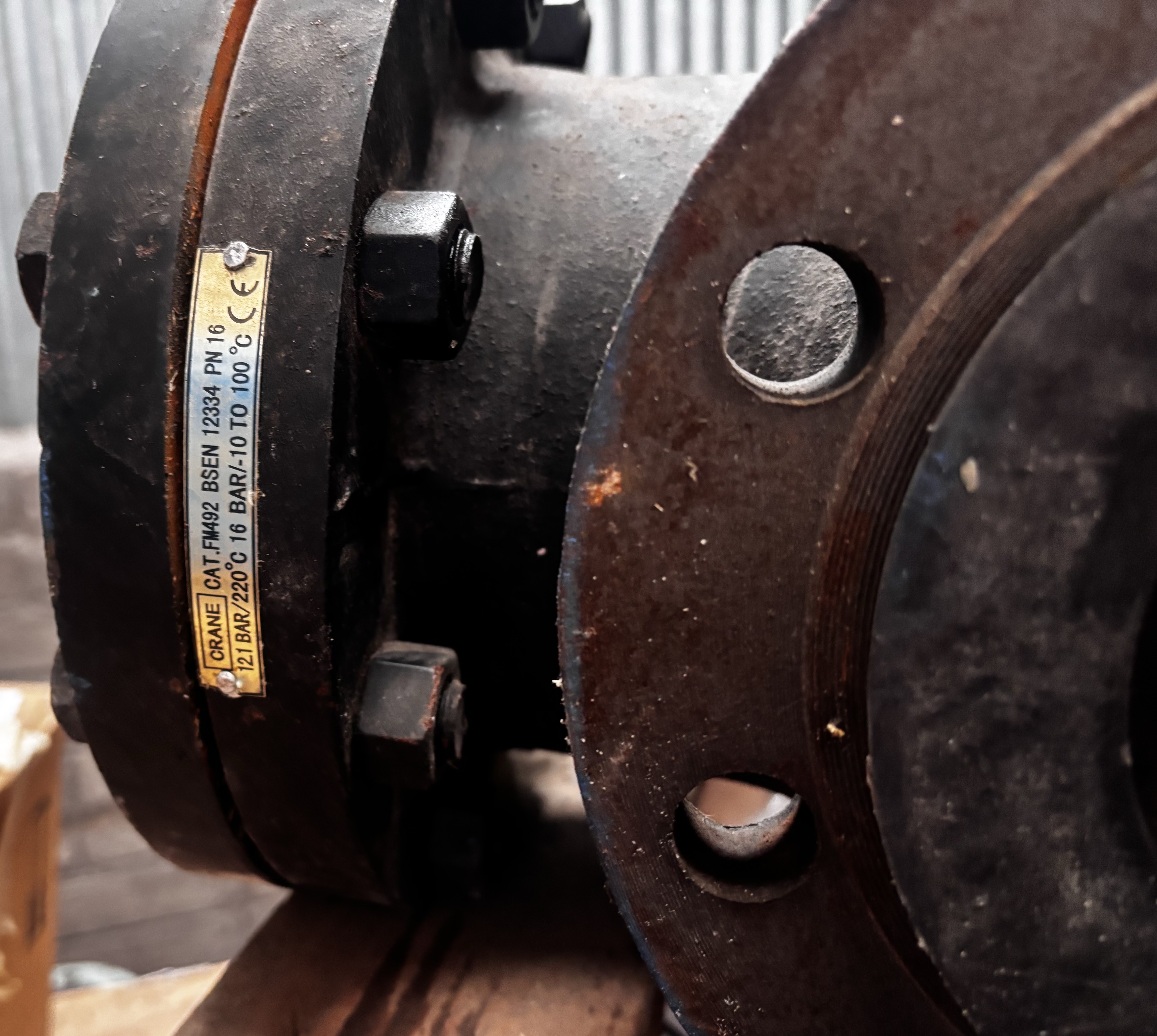 CRANE Cast Iron Check Valve PN16 DN100