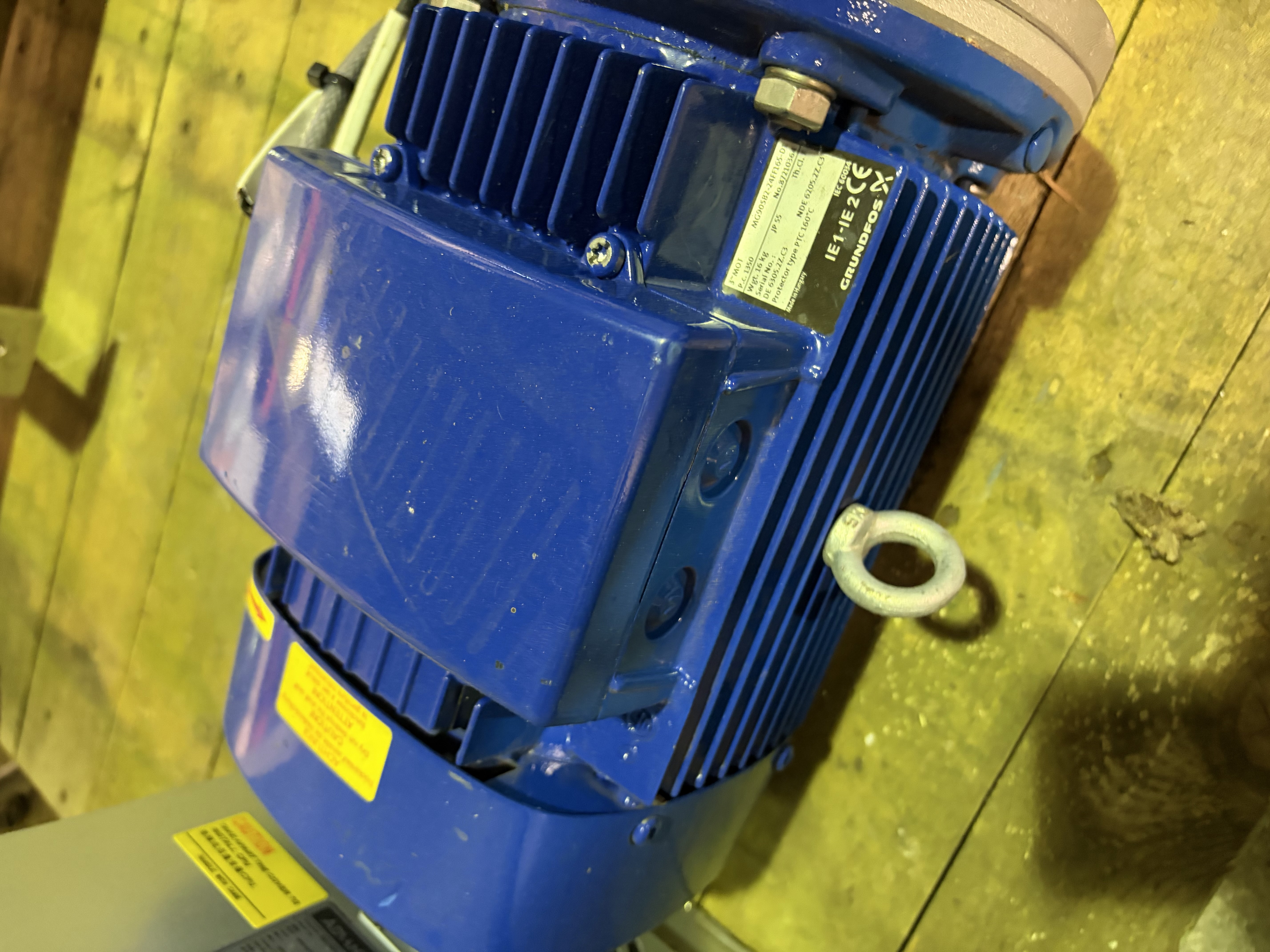 Used GEA Hilge Contra-I/3 ADAPTA Stainless Steel Hygienic Centrifugal Pump – Damaged Connection