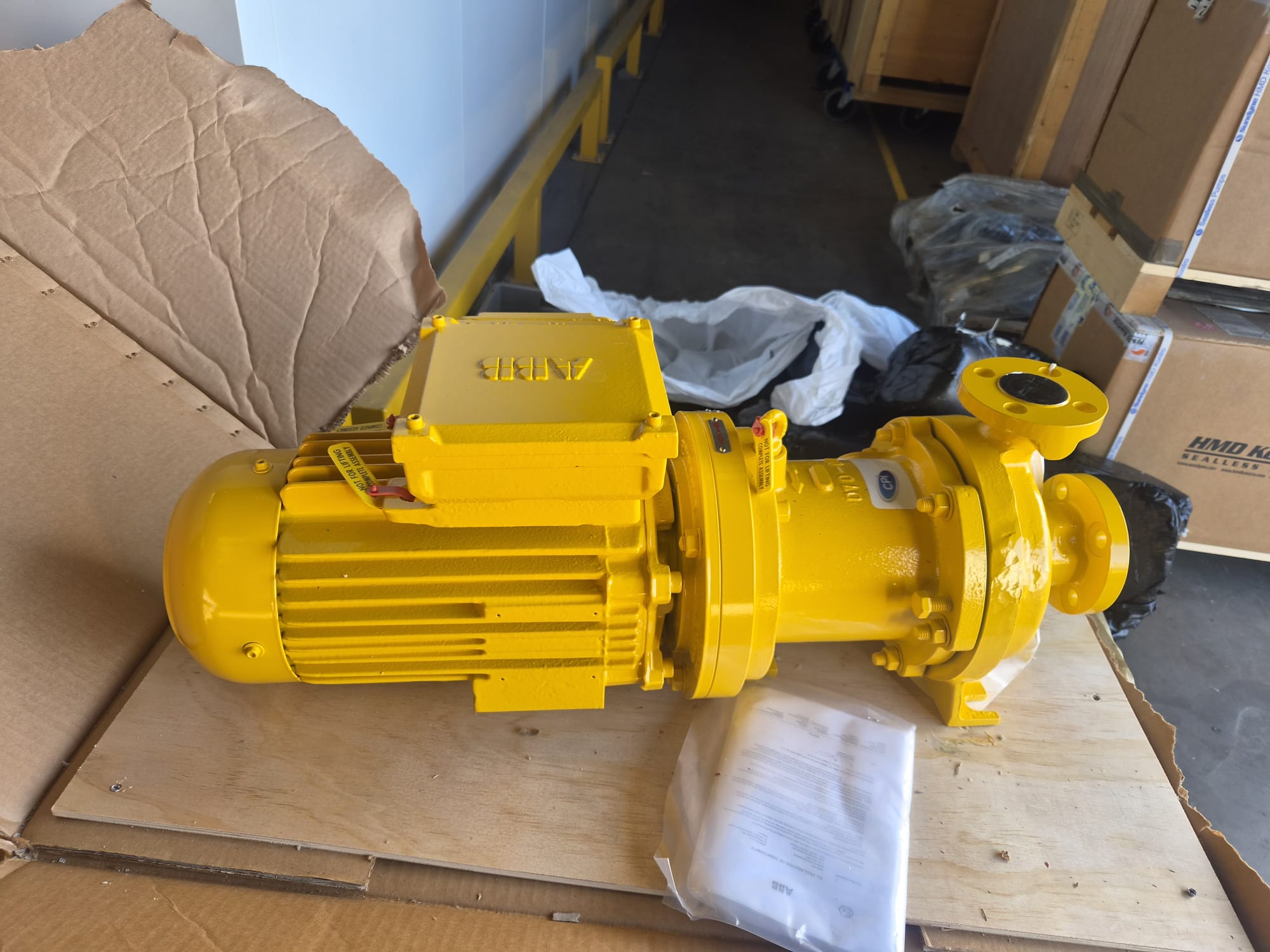 Sundyne HMD Kontro 1.5X1X6 Sealless Magnetic Drive Centrifugal Pump