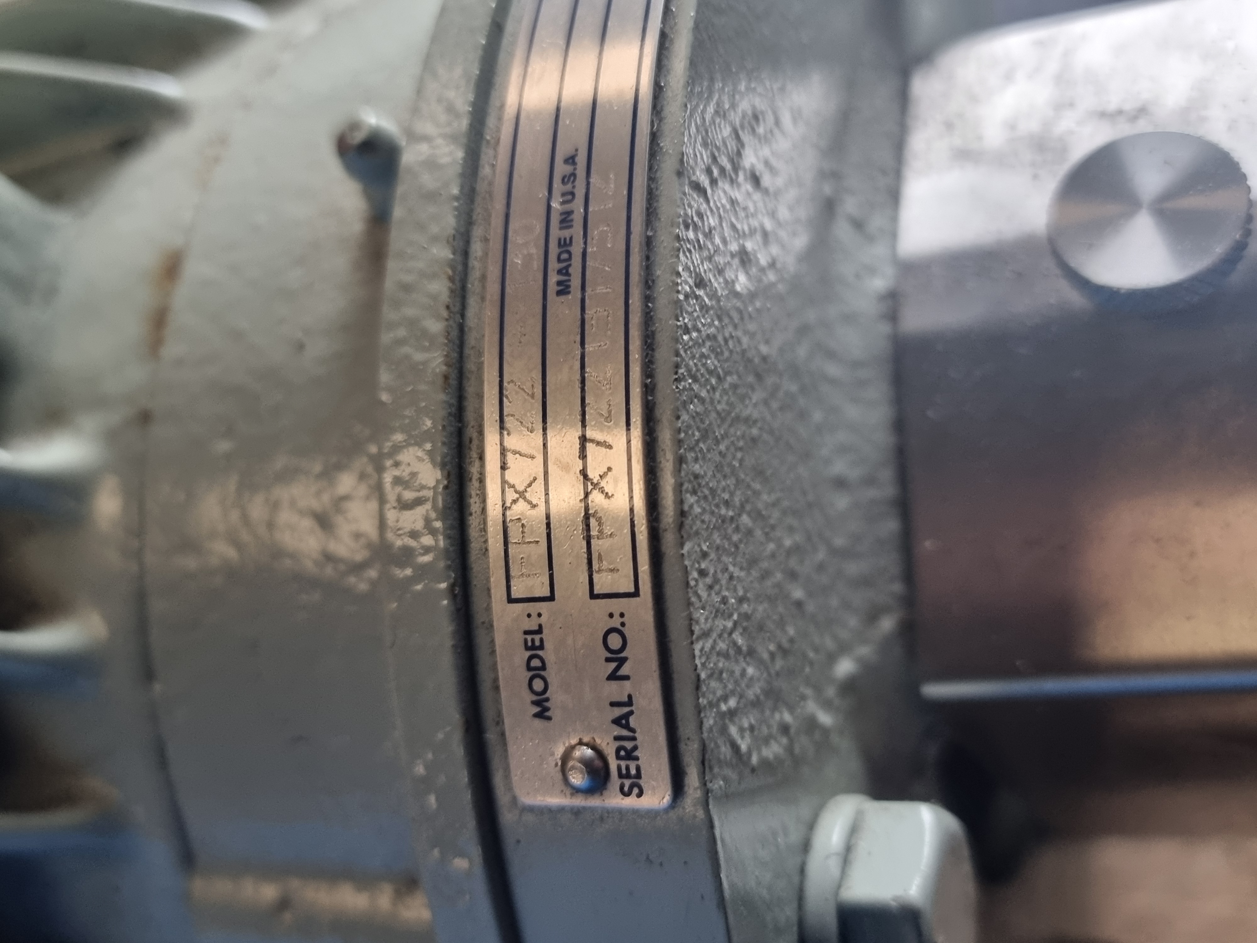 Used Fristam FPX722-130 Stainless Steel Centrifugal Pump | 2" x 1-1/2" c/w Baldor Motor