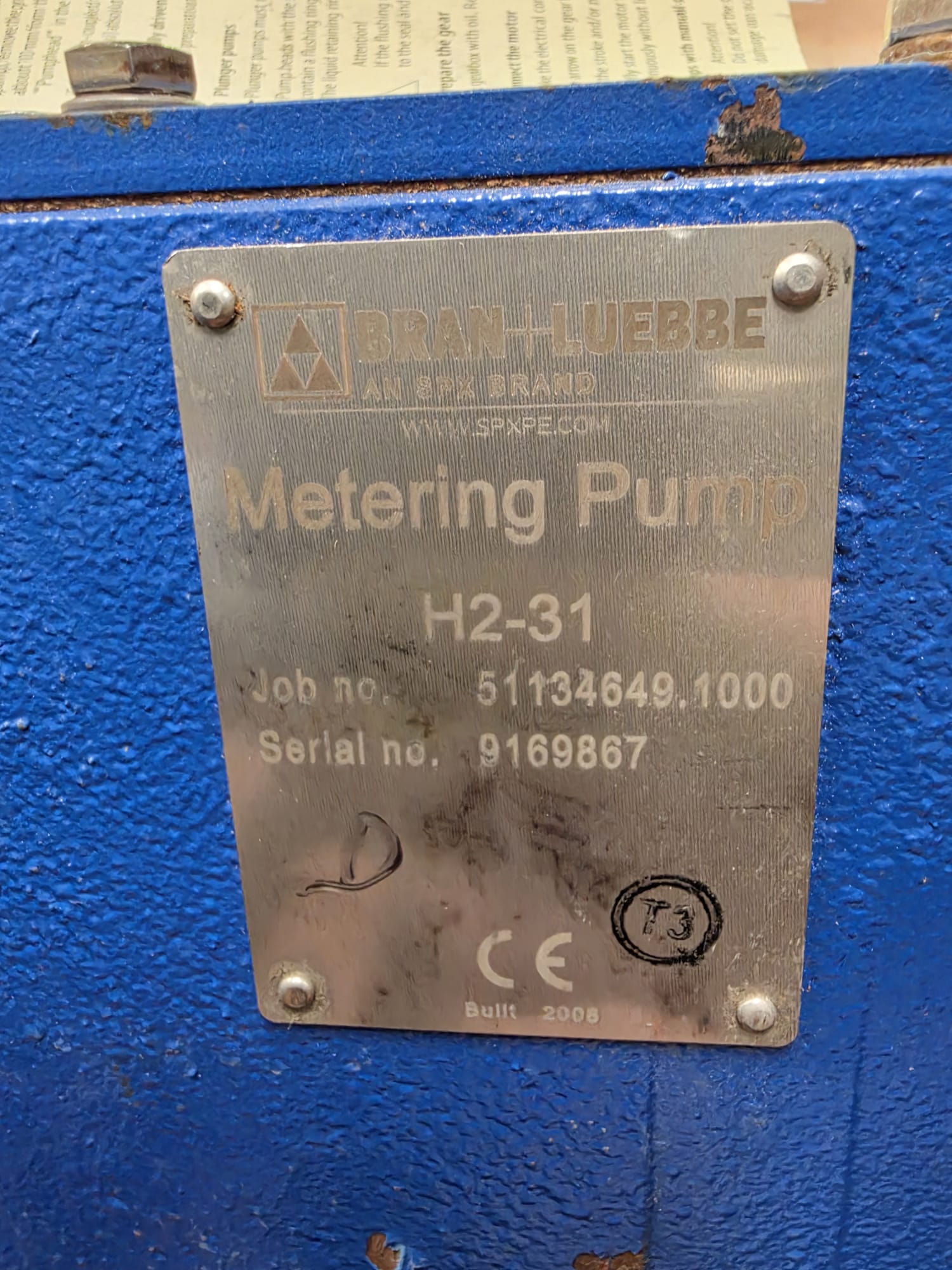 Bran + Lubbe Metering Pump H2-31