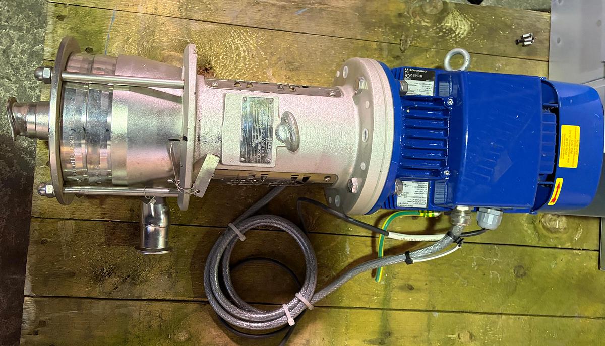 Used GEA Hilge Contra-I/3 ADAPTA Stainless Steel Hygienic Centrifugal Pump – Damaged Connection