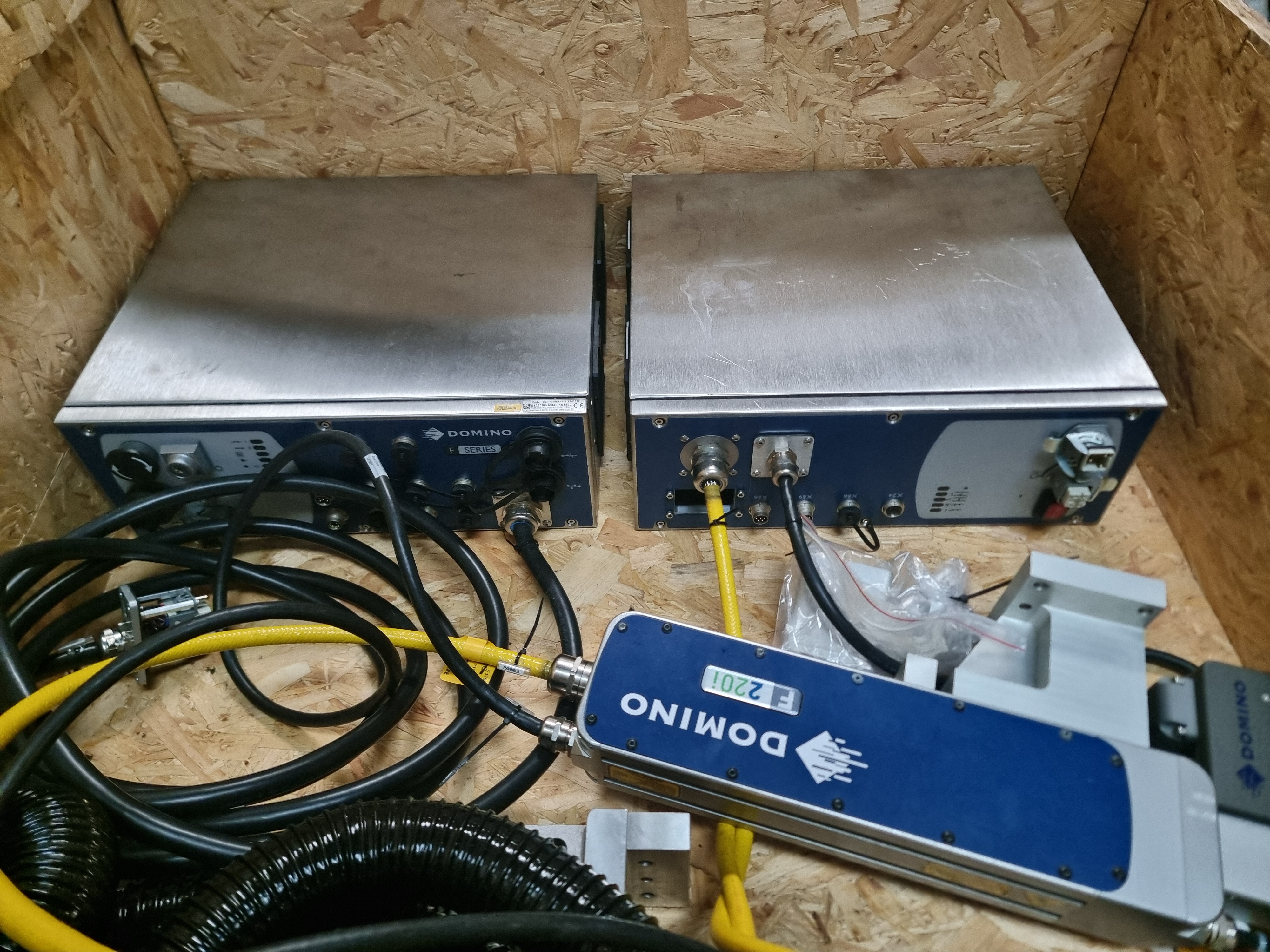 Used Domino F220i Fibre Laser Marking System | Laser for Metals and Plastic