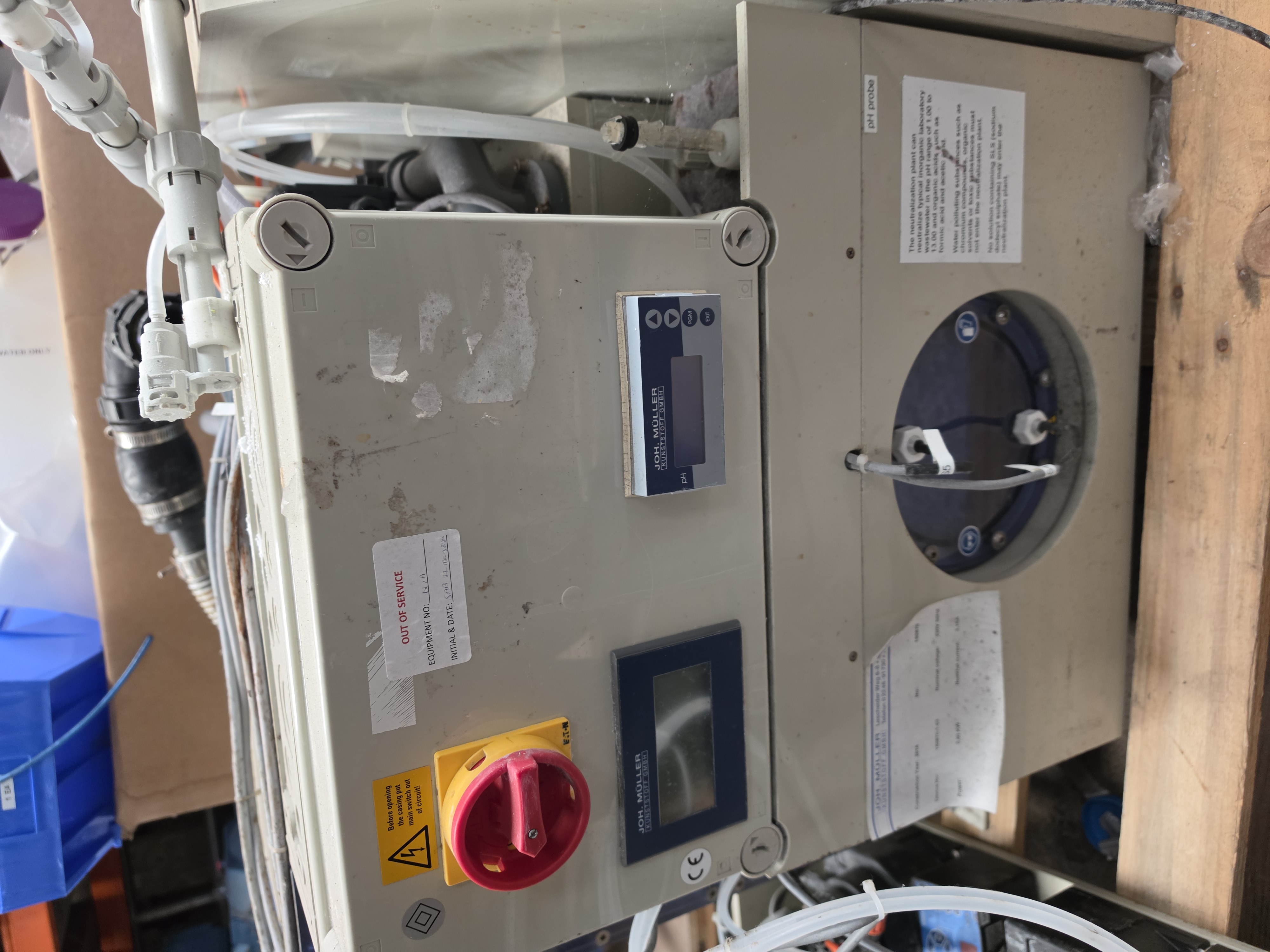 Used Joh. Müller Kunststoff GmbH AWN600 Wastewater Neutralization Plant