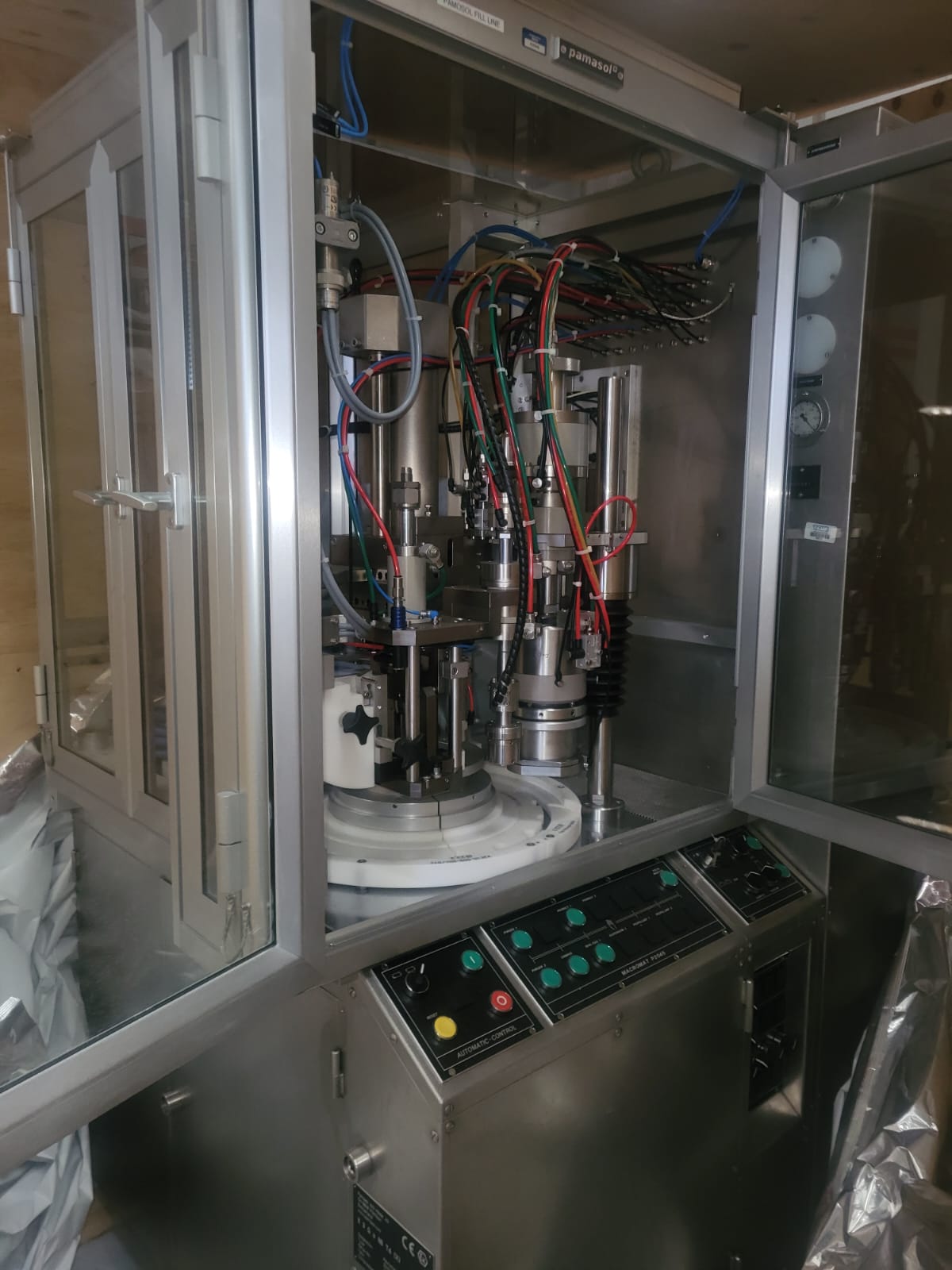 Used Pamasol Macromat 2045/016 Aerosol Filling Machine