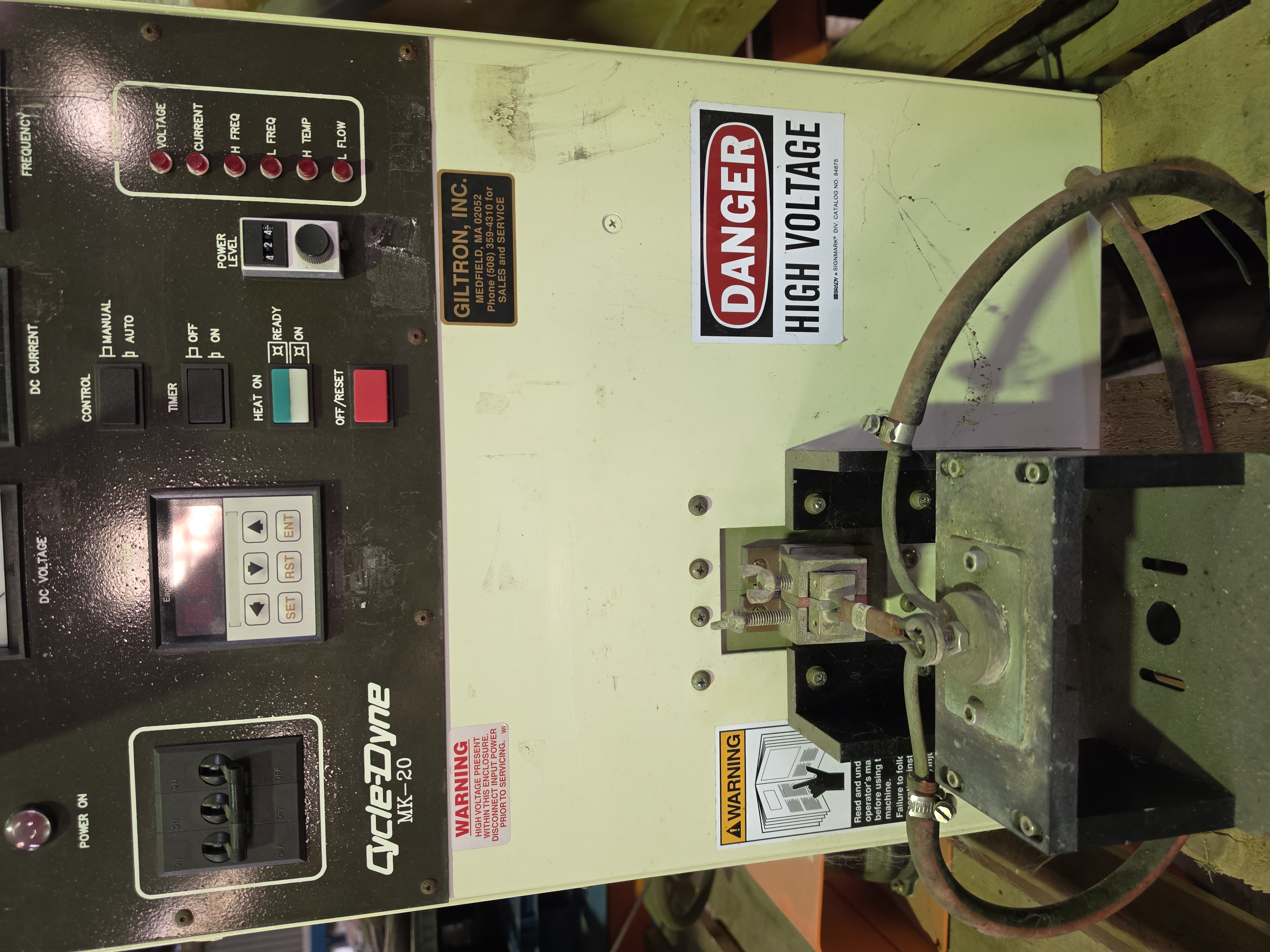 Used PILLAR Cycle-Dyne Mk-20 Induction Heater Generator