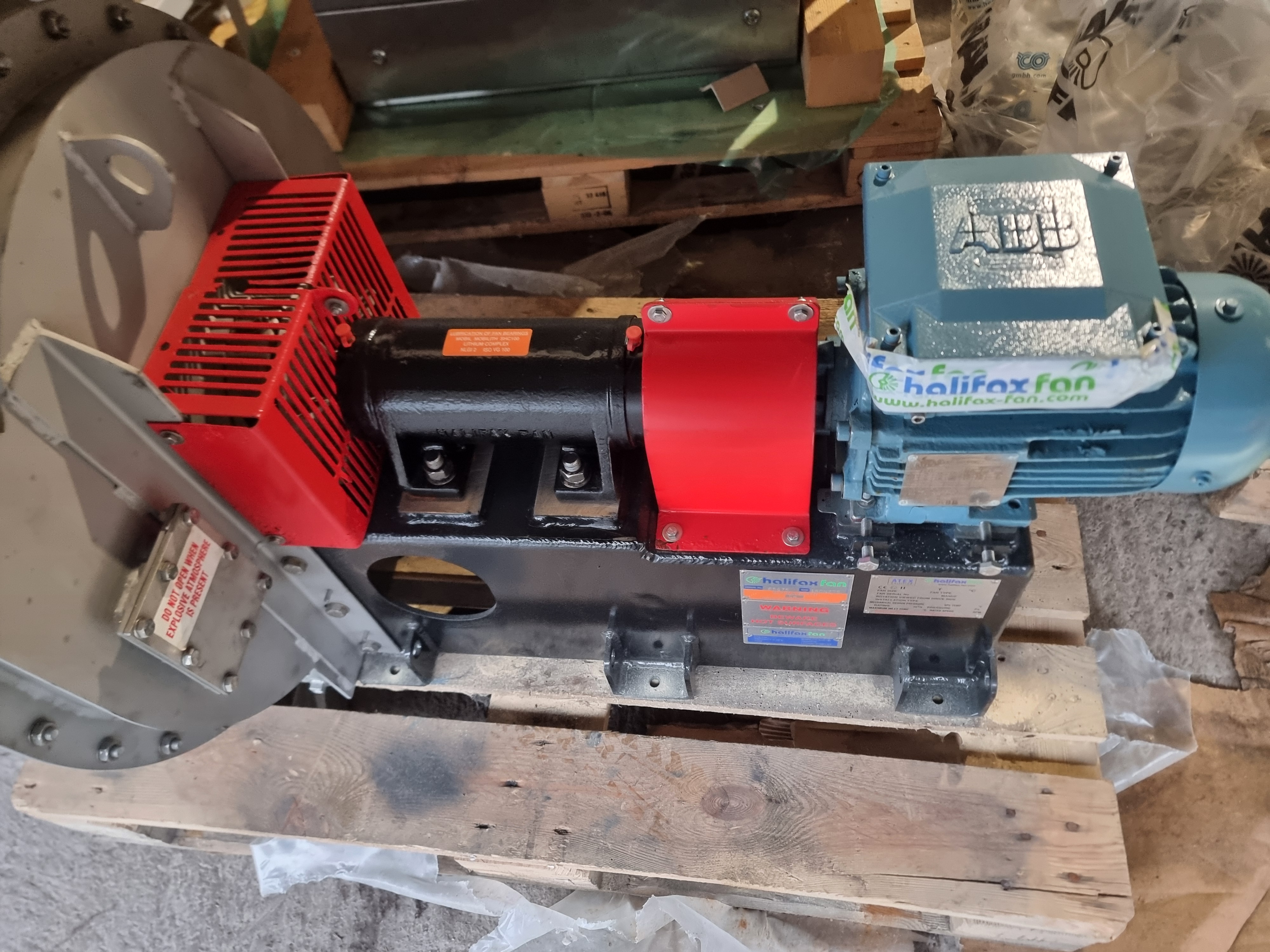 Used Halifax CNZ TS /Open Radial Blower & Exhauster | 1.5kW ATEX