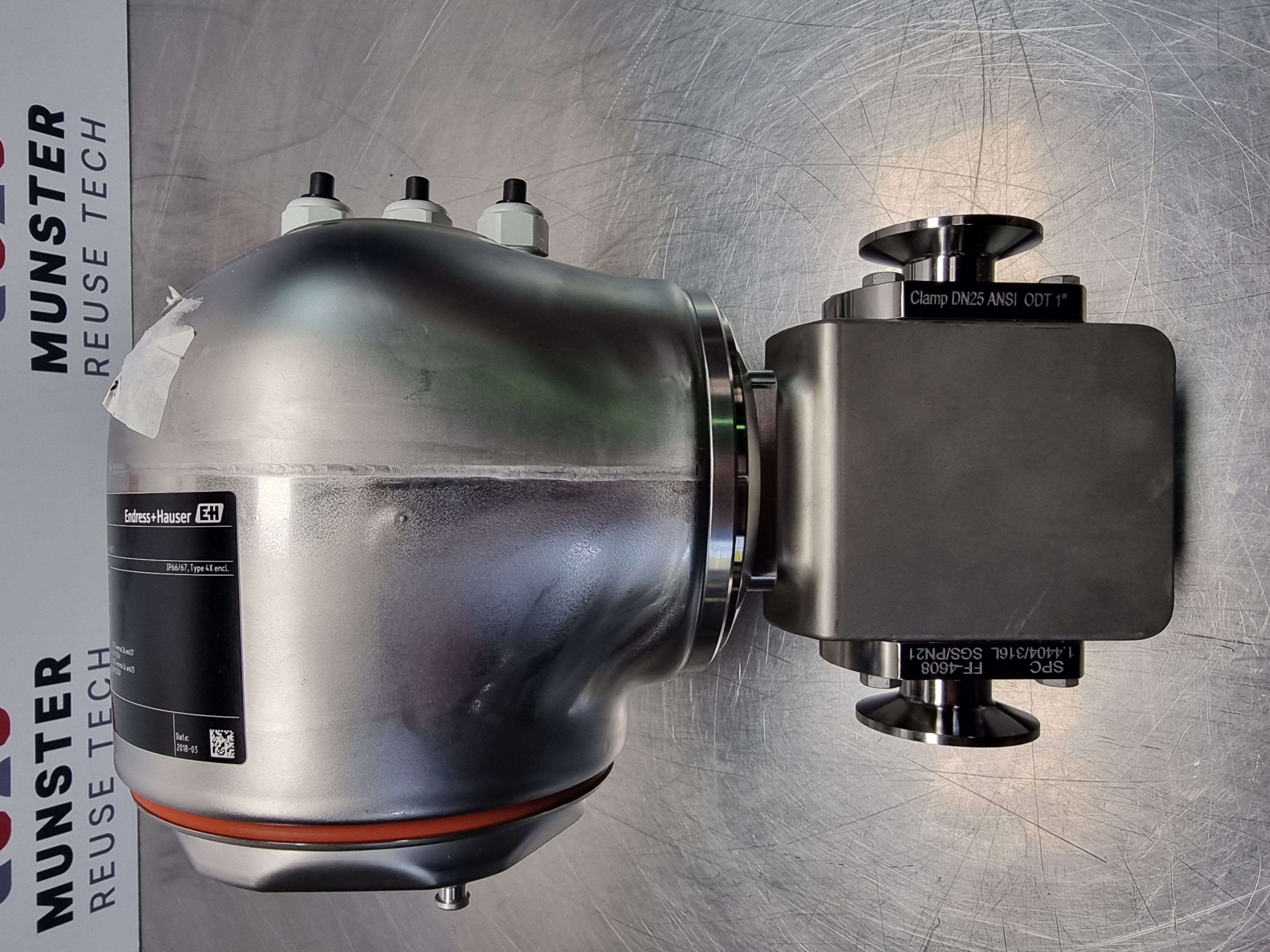 Endress Hauser Promag H Flow Meter | 5H3B22-25R3/0 | Clamp DN25 ANSI ODT 1"